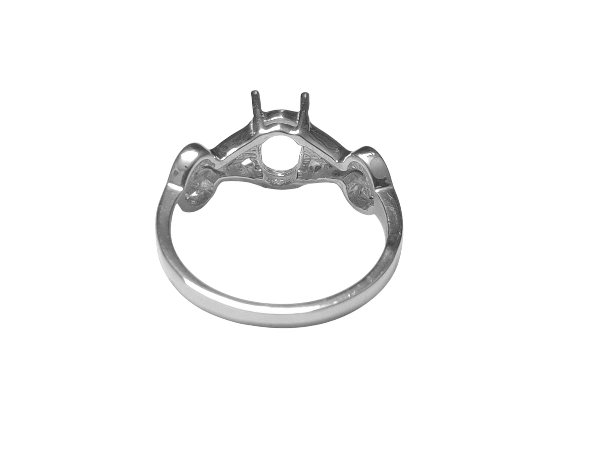 925 Silver Semi Mount 6x8 mm Oval Engagement Ring Setting 6x8 mm Oval Ring Blanks 925 Silver Ring Blanks Setting