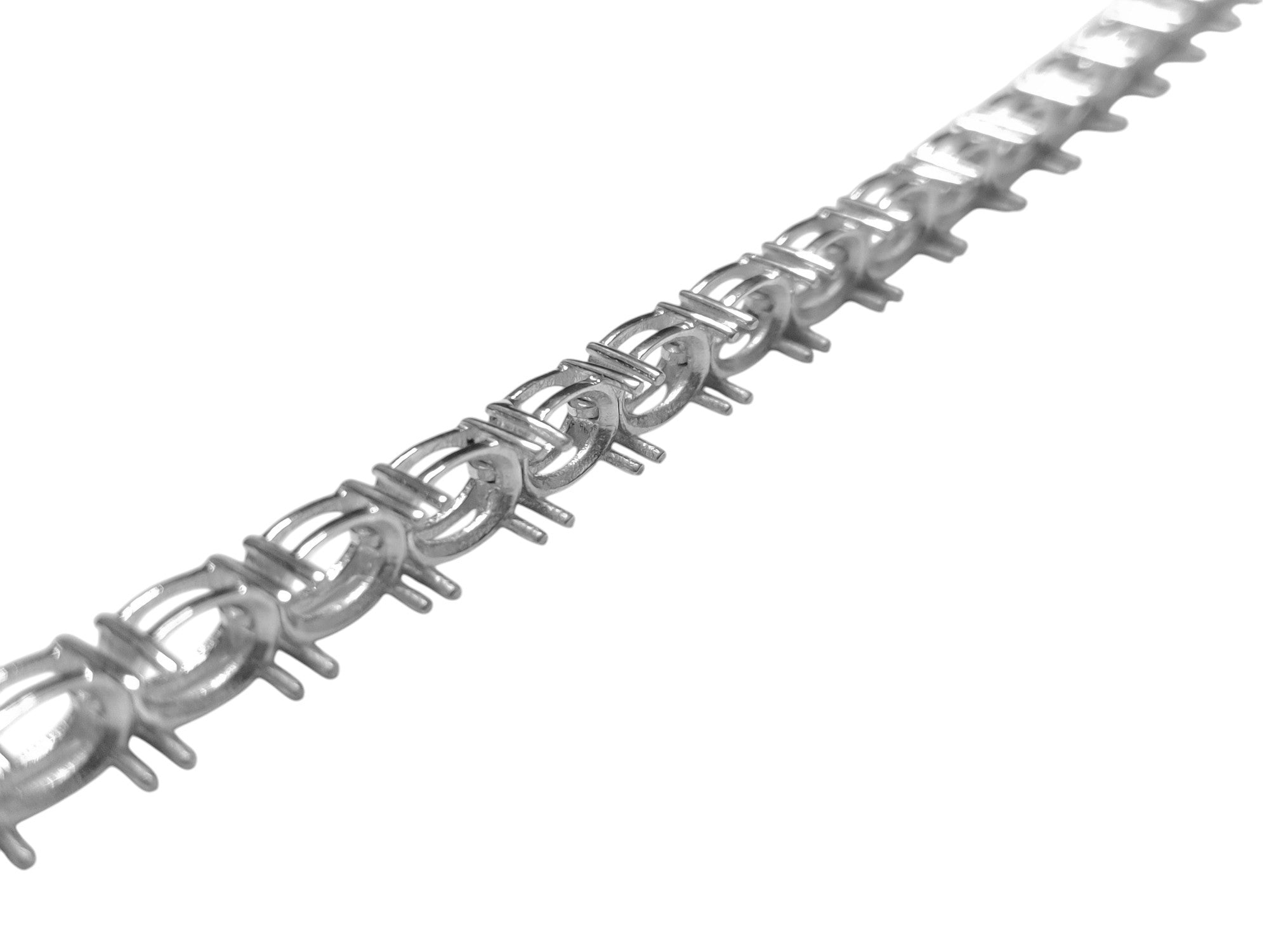 7x9 mm Oval Semi Mount Bracelet Bracelet Blank 9x7 Oval Tennis Bracelet Blanks 925 Silver Bracelet Blank Tennis Chain Bracelet Without Stone Oval Bracelet Moutings