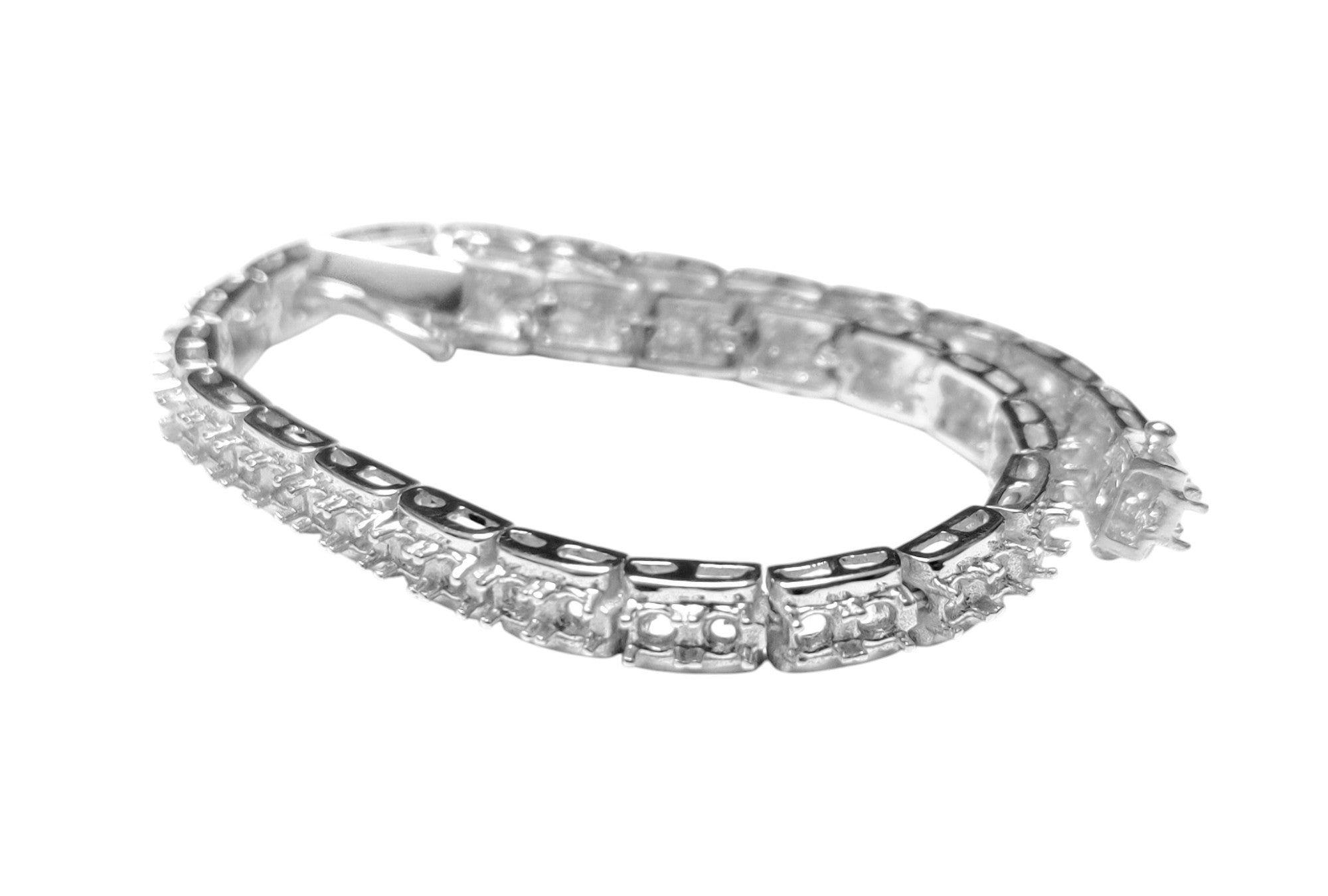 925 Silver Semi Mount Bracelet 3 mm Round Bracelet Blank 3 mm Round Bracelet Mountings Round Bracelet Blanks Mounts