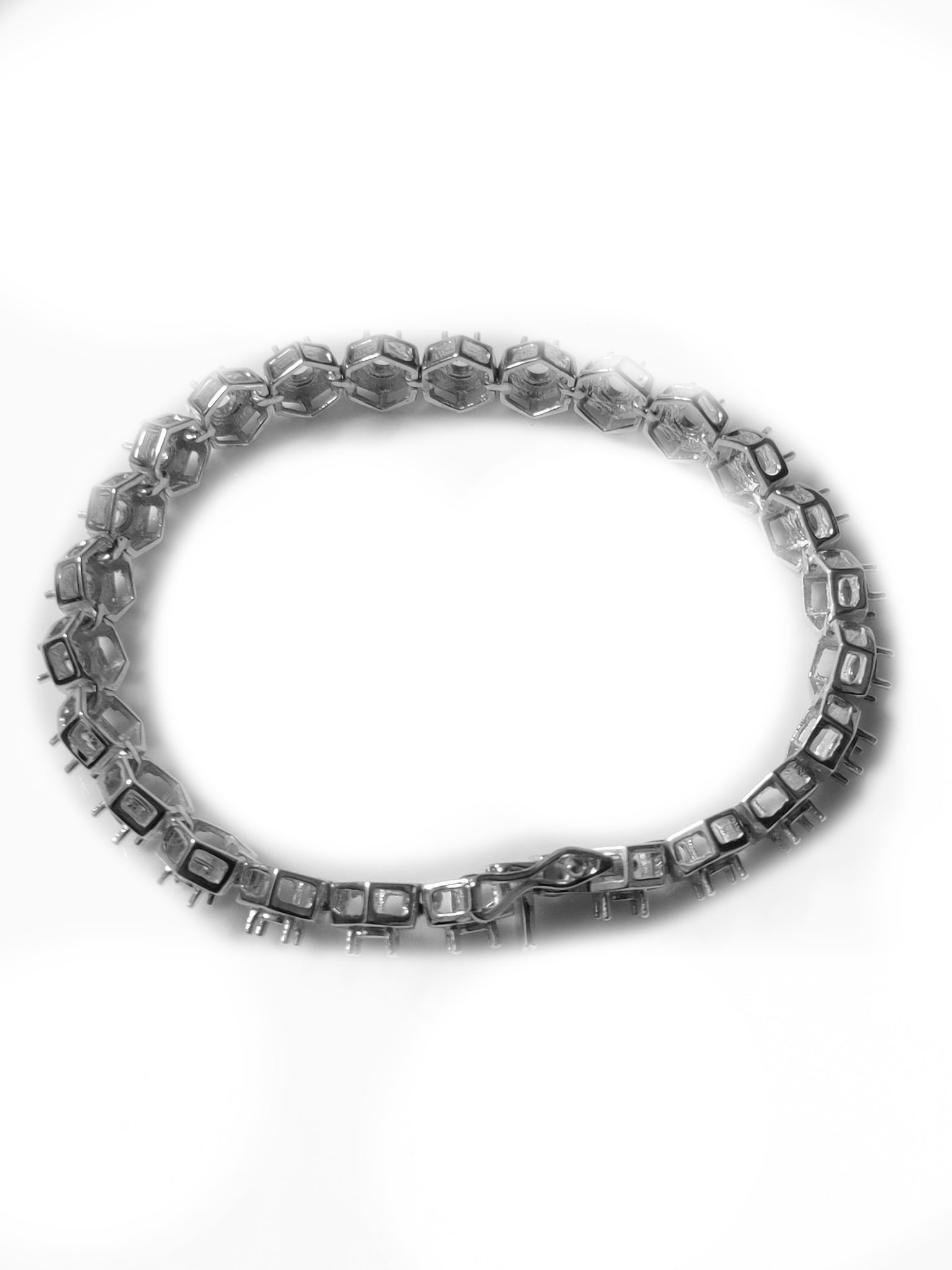 4 mm Round Bracelet Blank Designer Solid Silver Bracelet Blank Semi Mount Bracelet Silver Bracelet Blanks Tennis Bracelet Mountings