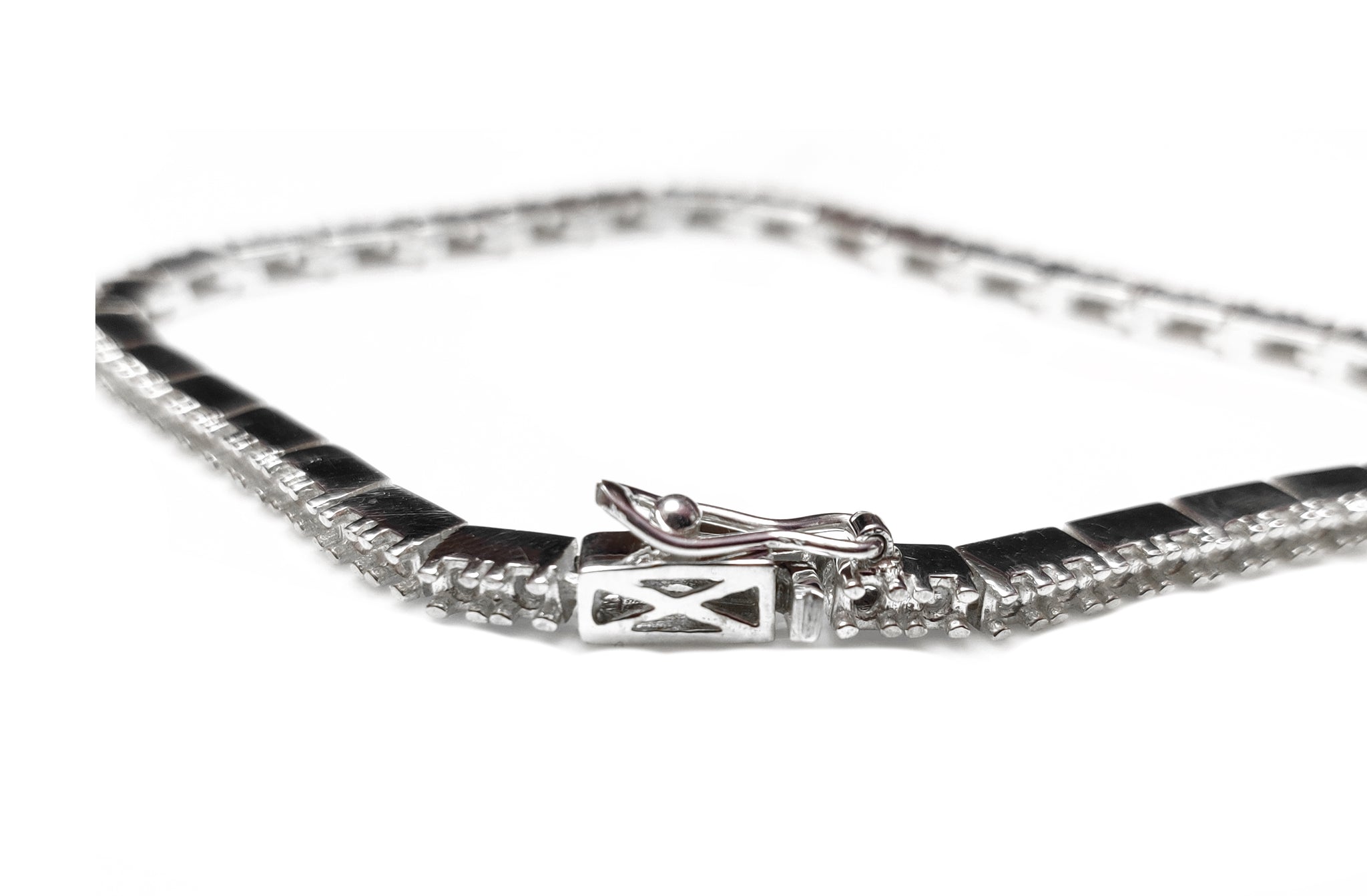 2.5 mm Round Bracelet Mountings 925 Silver 2.5 mm Round Tennis Bracelet Mountings Round Tennis Bracelet Blank Silver Semi Mount Bracelet