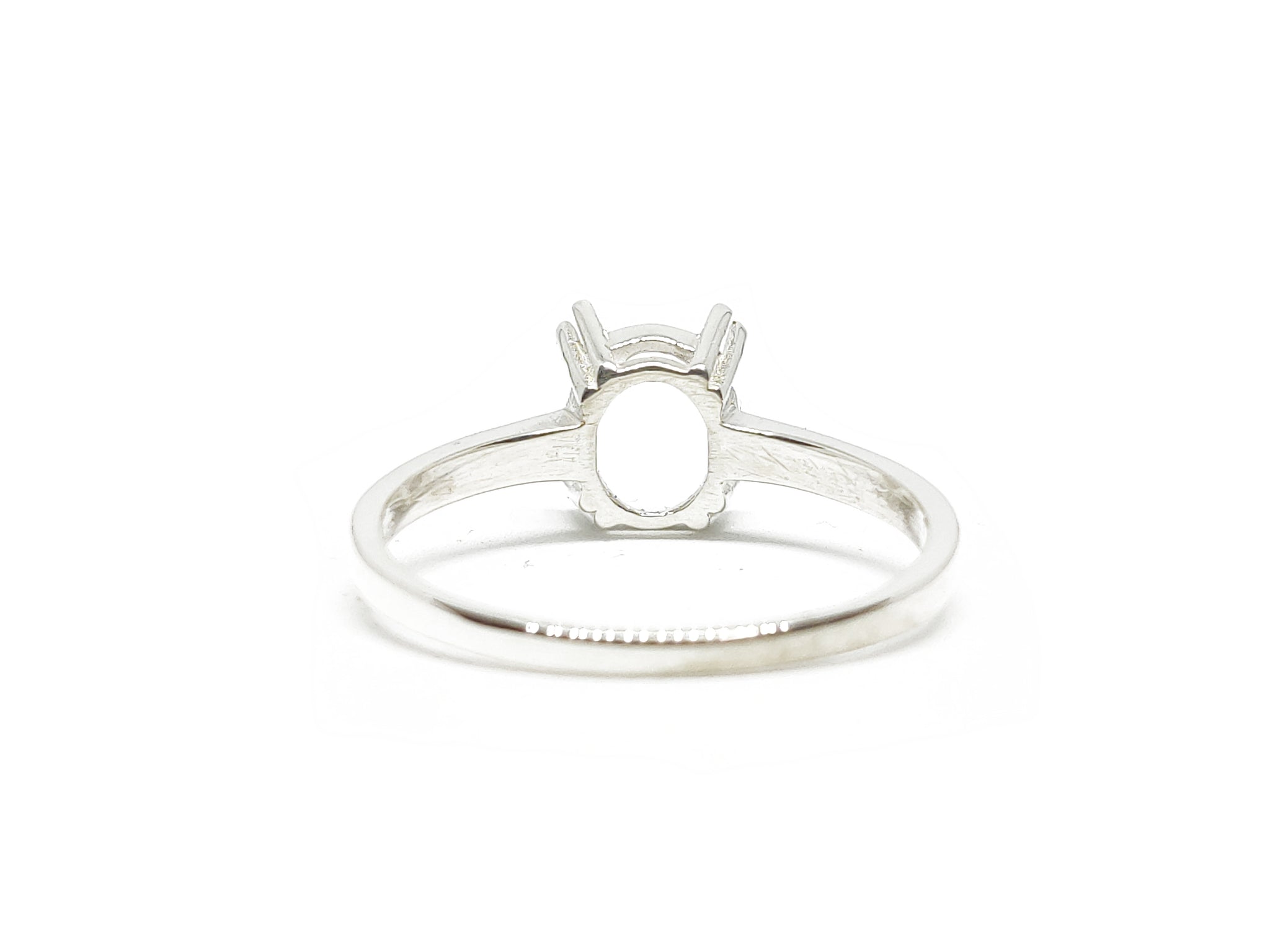 8x10 mm oval Solitaire Ring Blank 925 Silver Ring Engagement Ring Setting 8x10 Oval Semi Mount Ring 8x10 mm Oval Ring Setting Without Stone