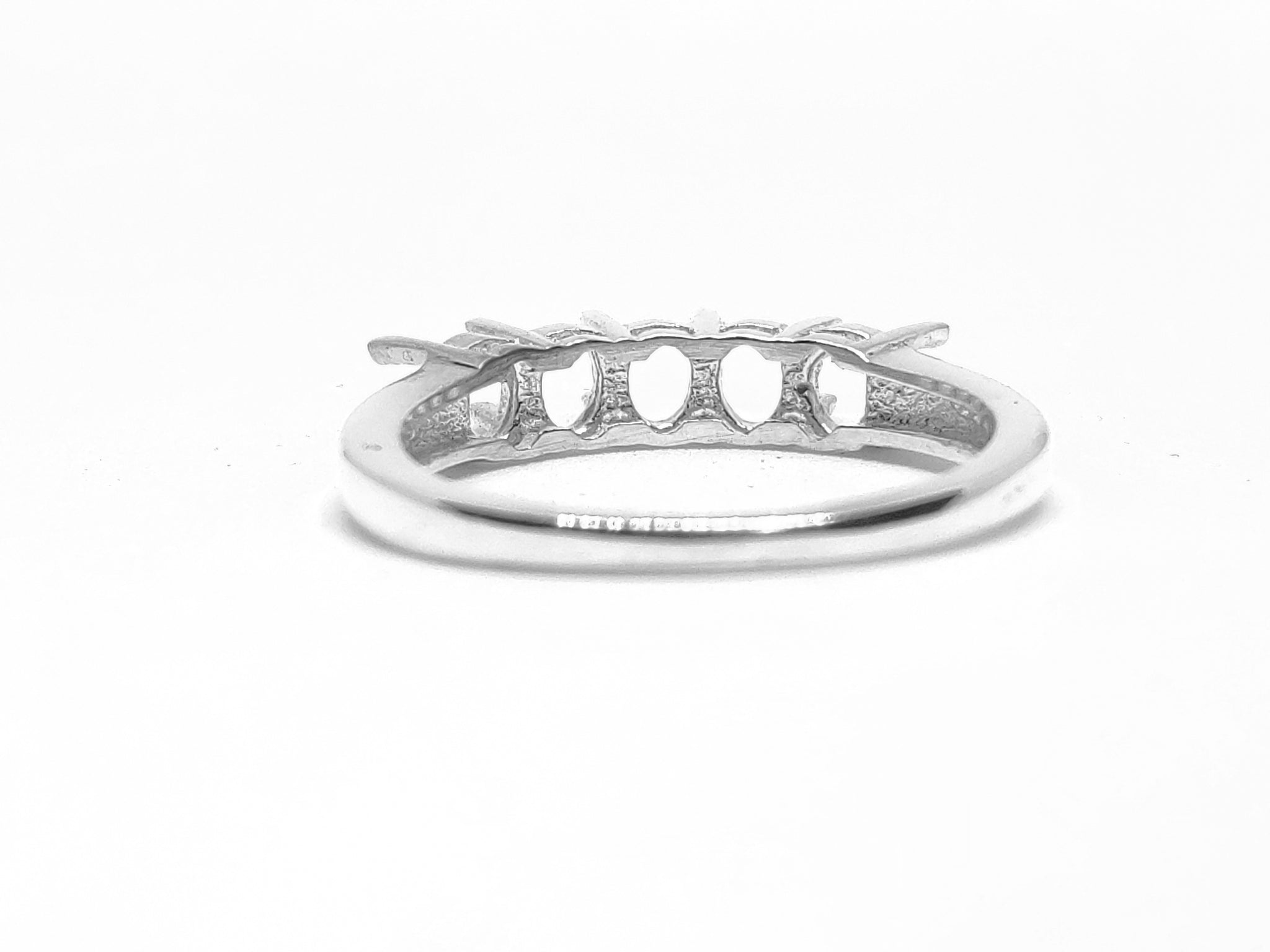 925 Silver 3x4 mm Oval Ring Blanks 925 Silver Ring Solitaire Ring Setting 3x4 mm Oval Semi Mount Ring 3x4 mm Oval Ring Setting Without Stone