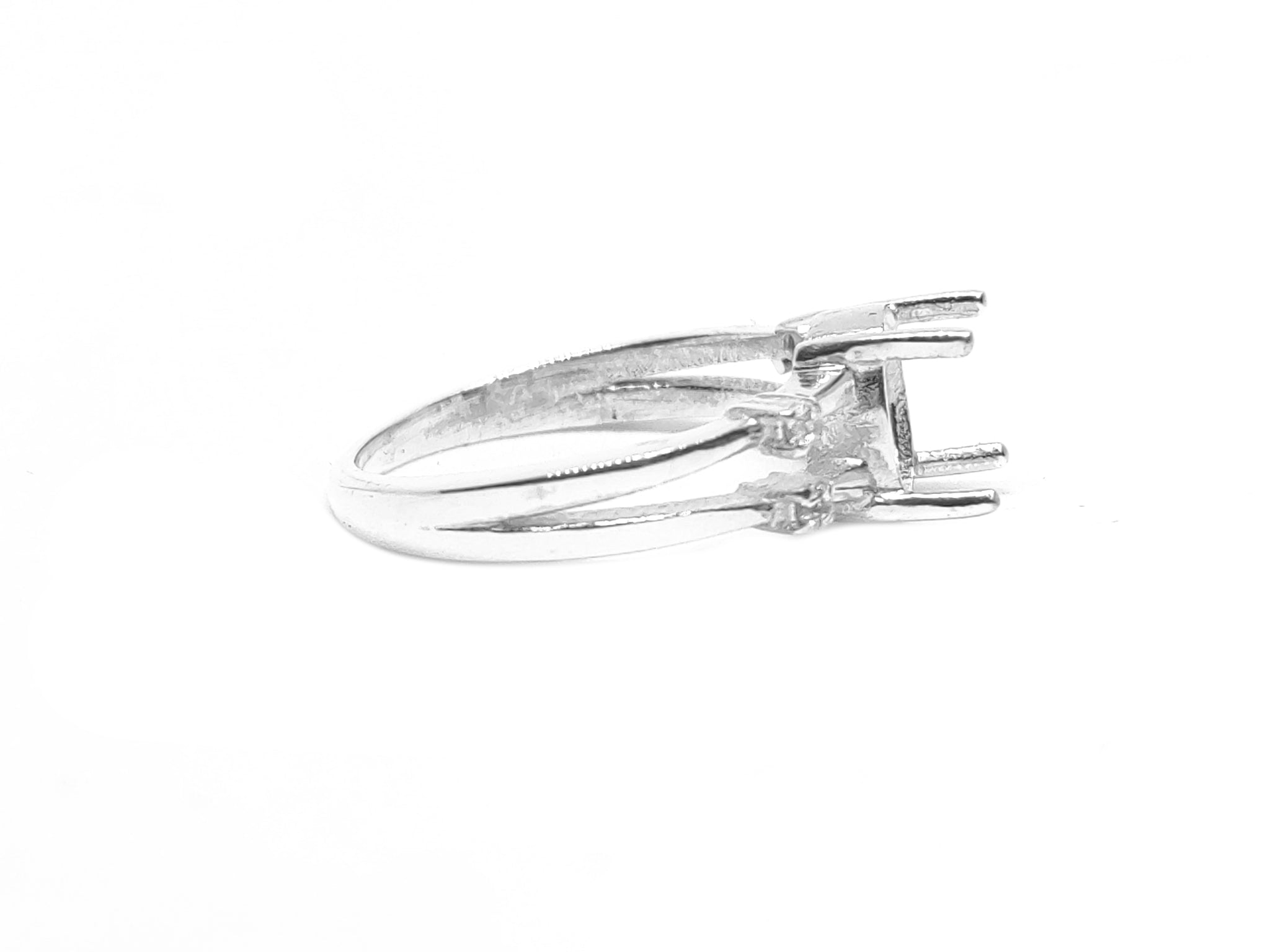 6x8 mm oval Ring Setting Sterling Silver 6x8 mm Oval Ring Blanks Solid Silver Solitaire Ring Blanks 925 Silver Oval Ring Without Stone