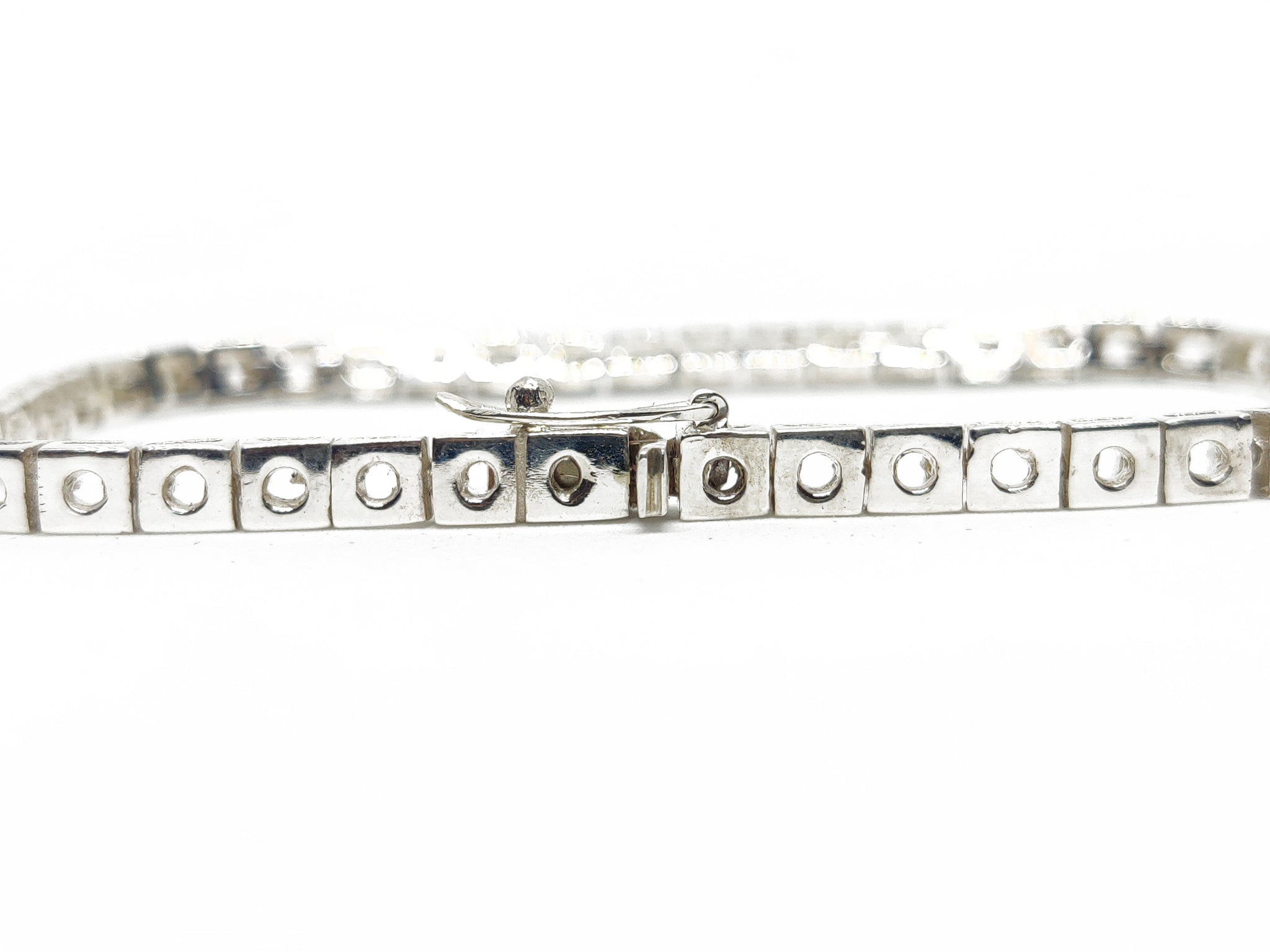 2 mm Round Tennis Bracelet Blanks 925 Silver Round Blanks 2 mm Round Solid Silver Tennis Bracelet Without stone Bezel Setting Bracelet Mount