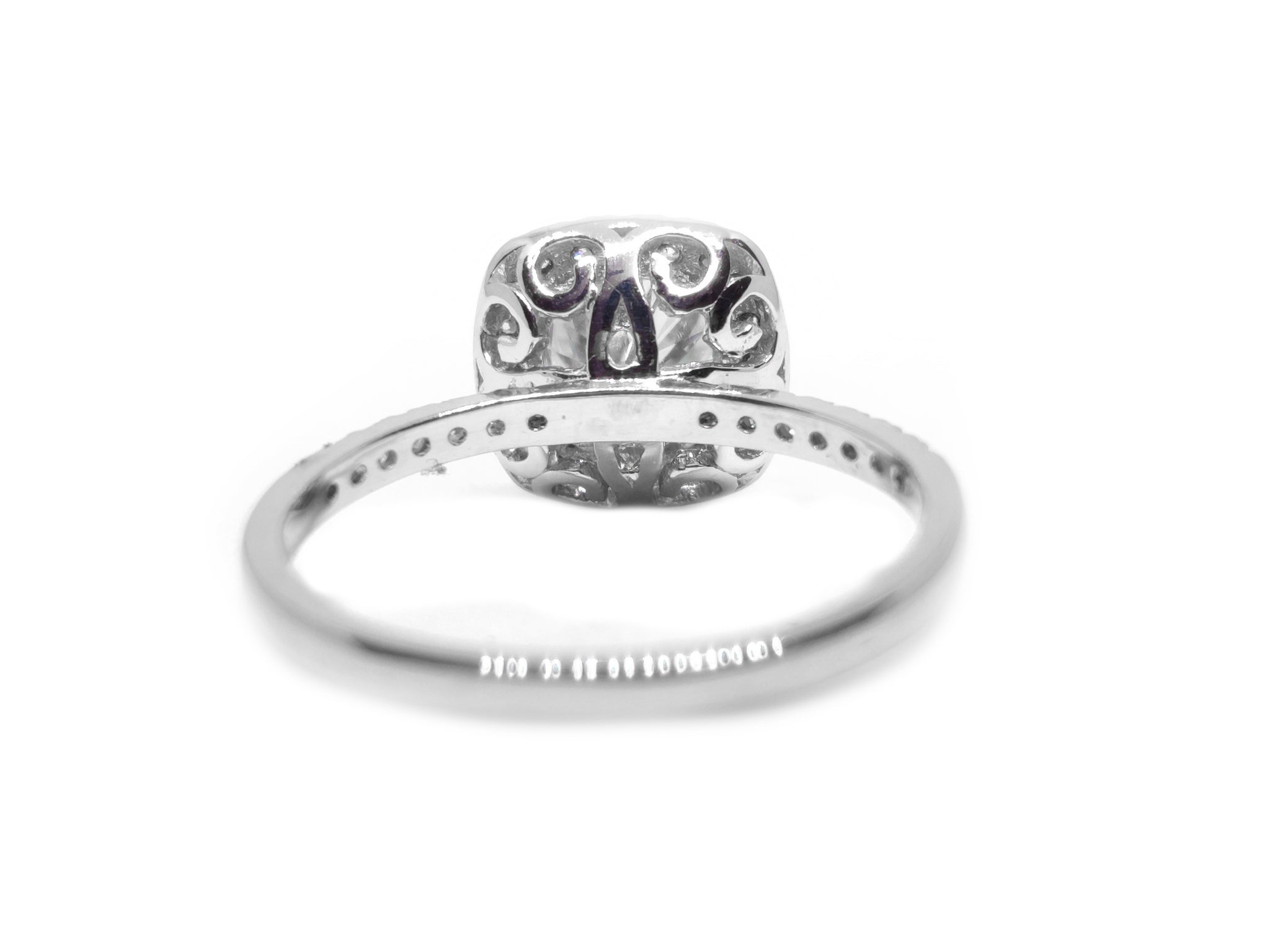 Round Moissanite Engagement Ring Beautiful 2 Carat Moissanite Wedding Ring Natural Moissanite Diamond Anniversary Ring Unqiue MoissaniteRing