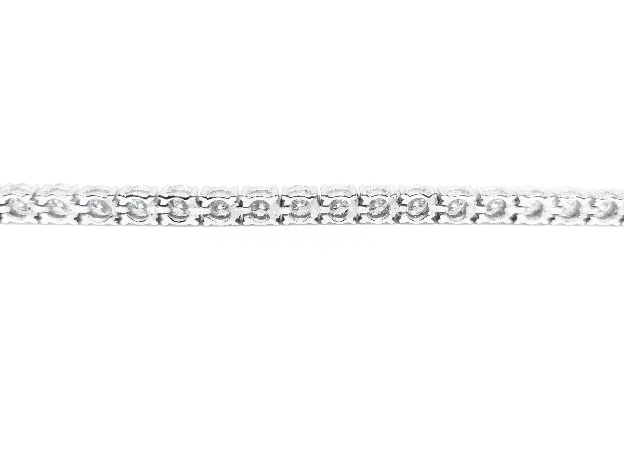 Moissanite Tennis Bracelet Natural Moissanite Bracelet 925 Silver Moissanite Tennis Bracelet 3 mm, 4 mm, 5 mm , 6 mm Round Tennis Bracelet
