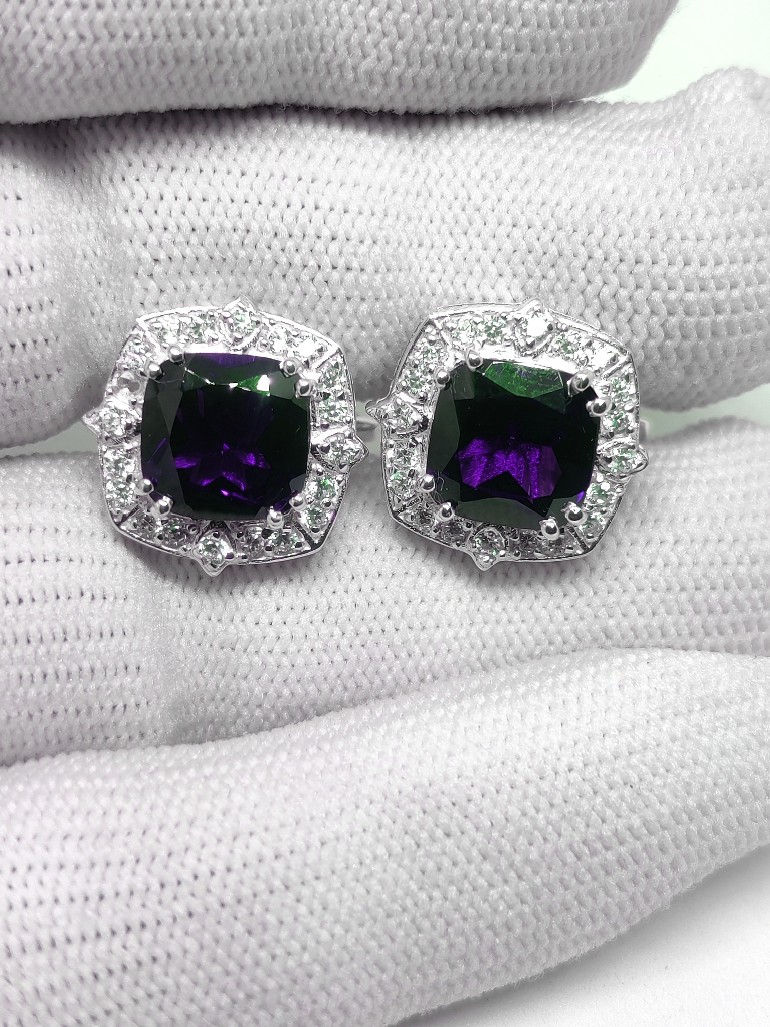 Big Amethyst Cufflinks Natural Amethyst Cufflinks Sterling Silver Amethyst Handmade Cufflinks Natural Amethyst Cufflink For Men Wedding