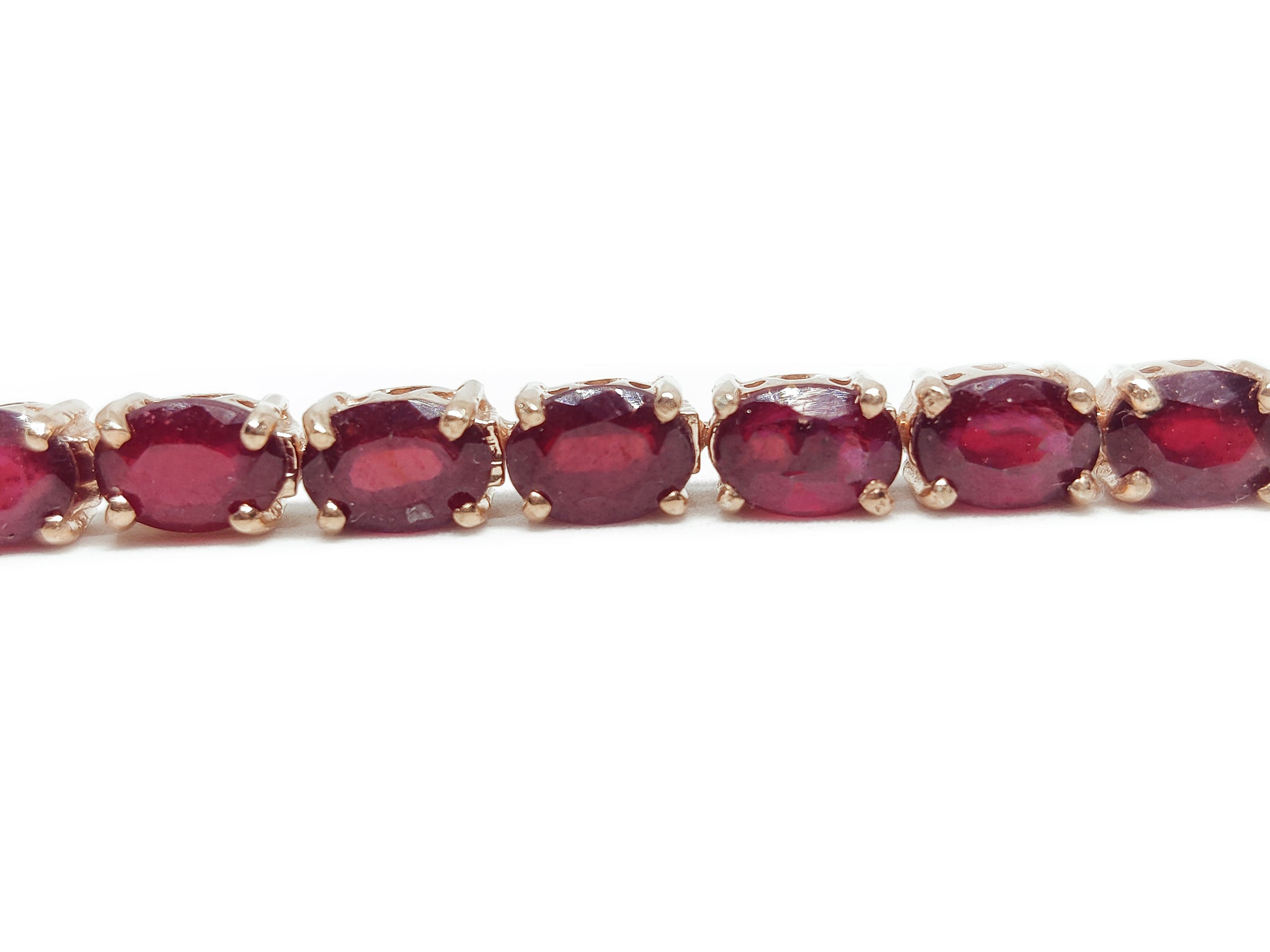 Natural Ruby Bracelet Sterling Silver Ruby Bracelet Ruby Tennis Bracelet 925 Silver Ruby Bracelet Red Ruby July Birthstone Bracelet For Her