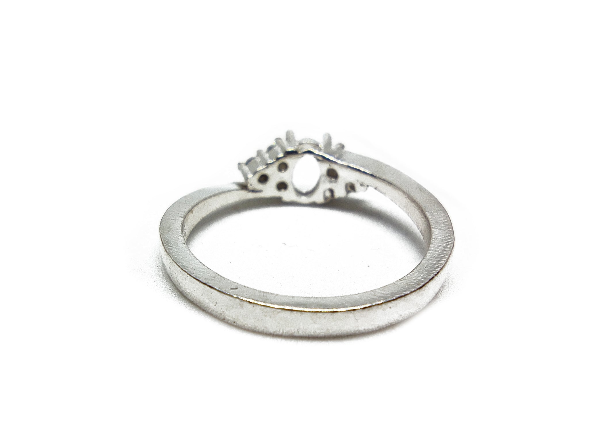 925 Silver 4x6 mm Oval Semi Mount Ring Blanks Solitaire Ring Setting Blanks Sterling Silver Promise Ring Blanks Setting 4x6 mm Oval Setting