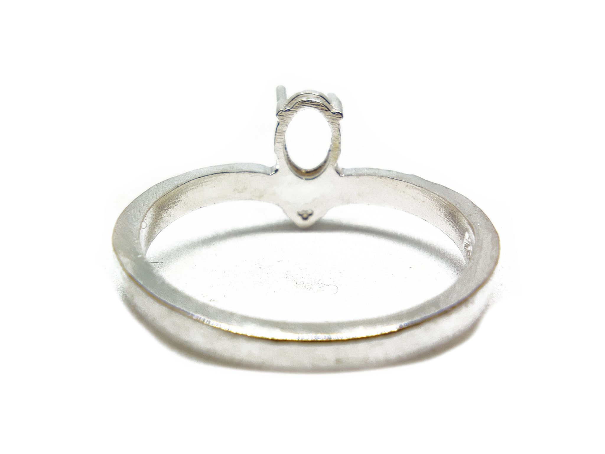 6x8 mm Oval Solitaire Ring Setting 925 Sterling Silver Solitaire Ring Setting Single Stone Ring Blanks 6x8 mm Oval Semi Mount Ring Setting