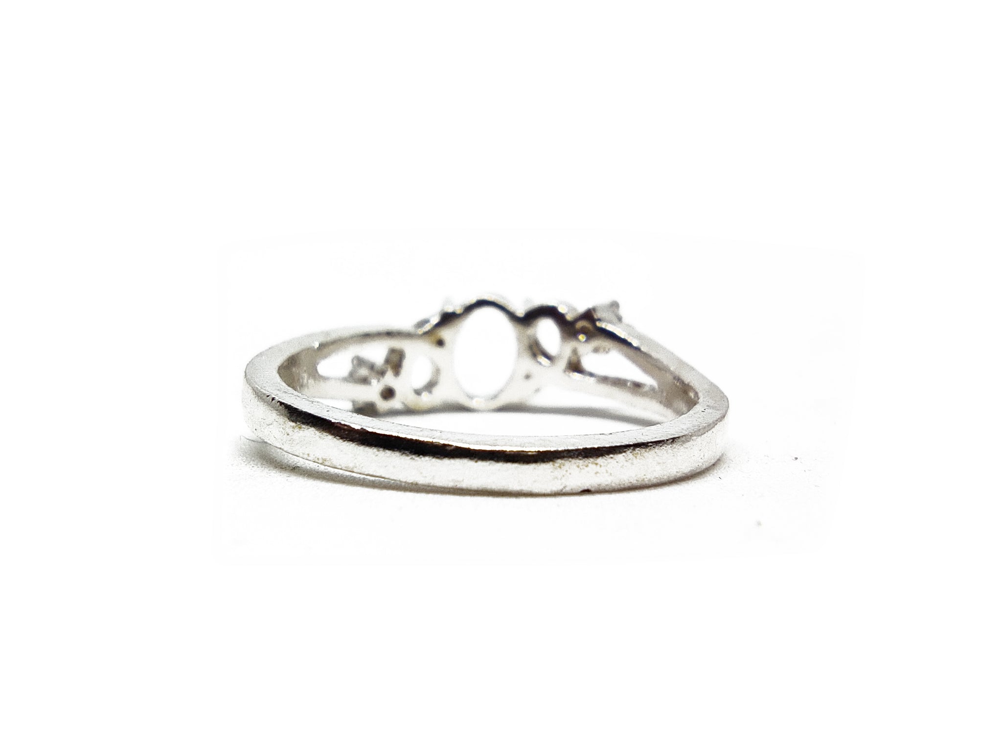 925 Silver 5x7 mm Oval Semi Mount Ring Blanks Solitaire Ring Setting Blanks Sterling Silver Promise Ring Blanks Setting 5x7 mm Oval Setting
