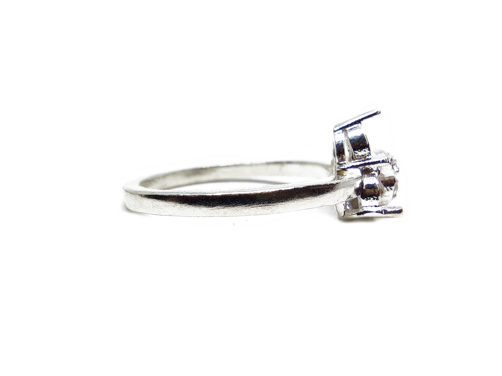925 Silver 3 mm Round Semi Mount Ring Setting 3 mm Round Blanks Sterling Silver 3 mm Round Setting Blanks