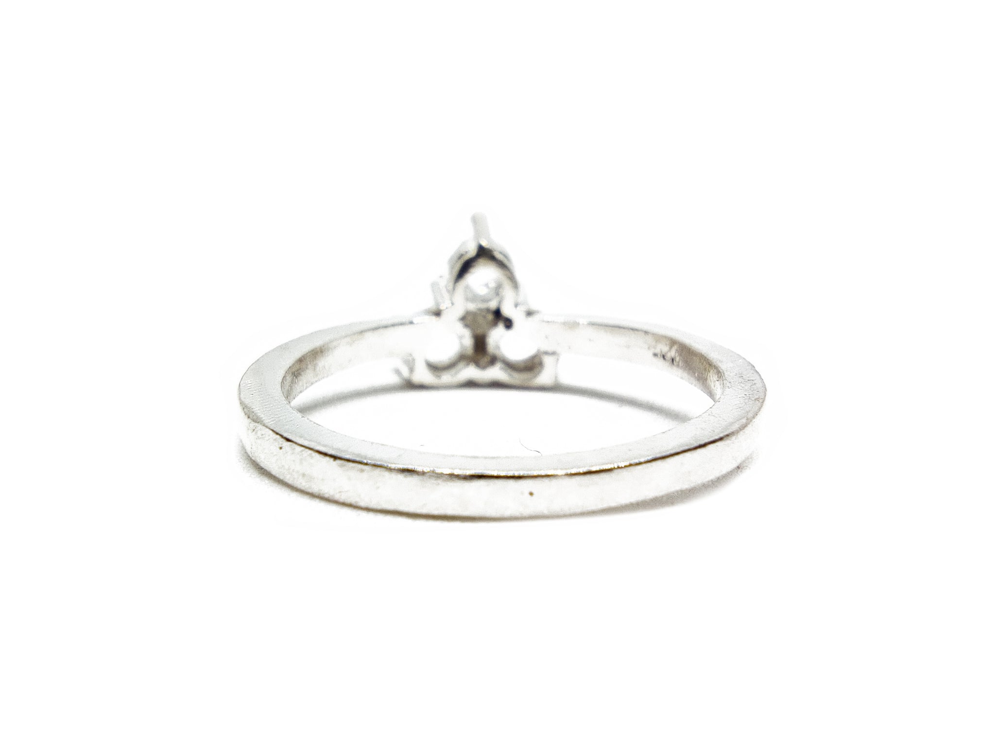 925 Silver 3 mm Round Semi Mount Ring Setting 3 mm Round Blanks Sterling Silver 3 mm Round Setting Blanks