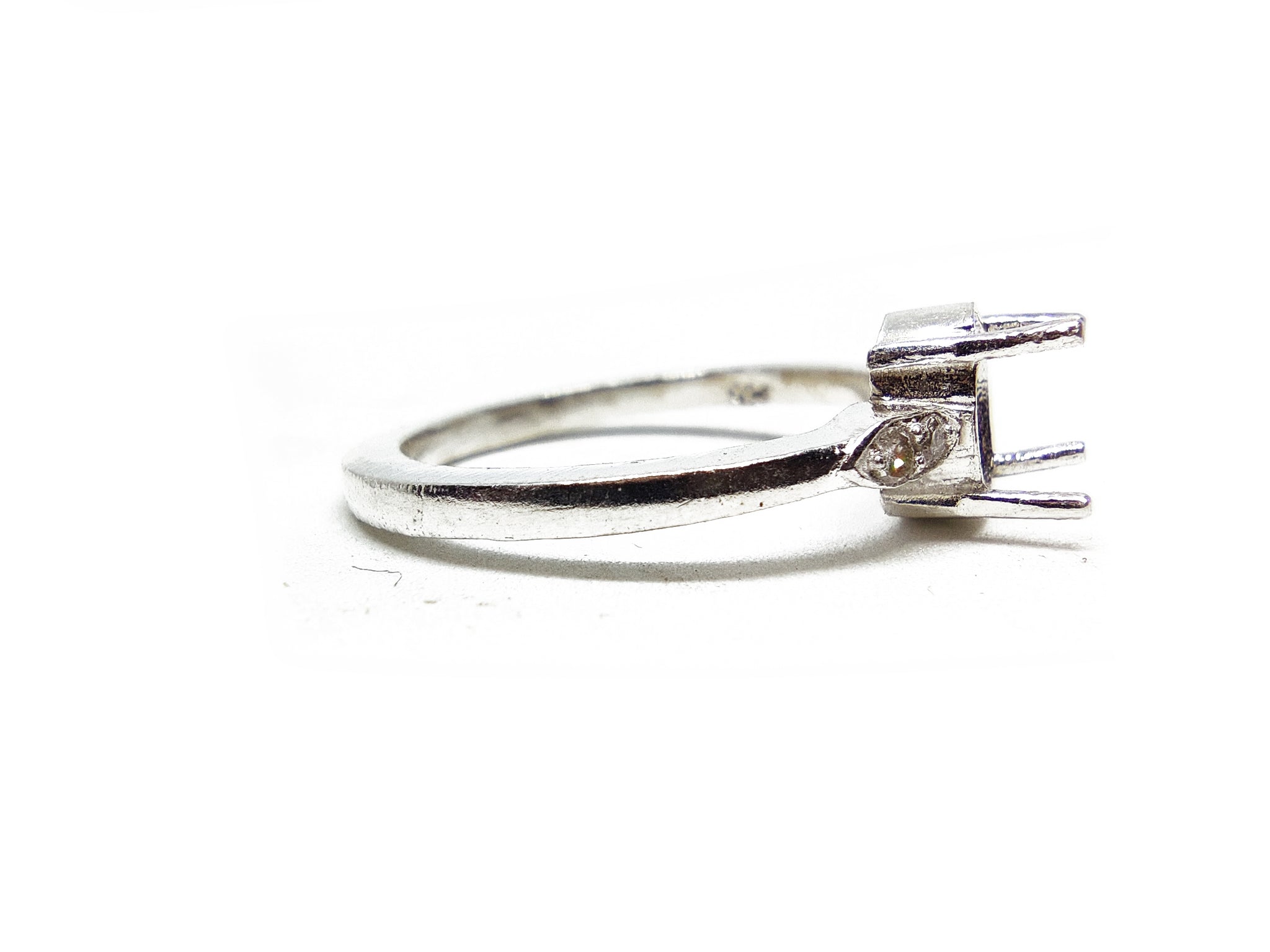 5x7 mm Oval Semi Mount Ring Blanks 925 Silver Solitaire Ring Setting Blanks Sterling Silver Promise Ring Blanks Setting 5x7 mm Oval Setting