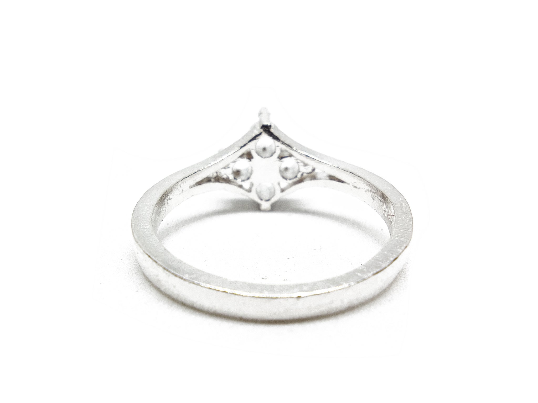 925 Silver 4 mm Round Ring Designer Ring Mountings 4 mm Round Floral Setting Blanks 4 mm Round Semi Mount Blanks