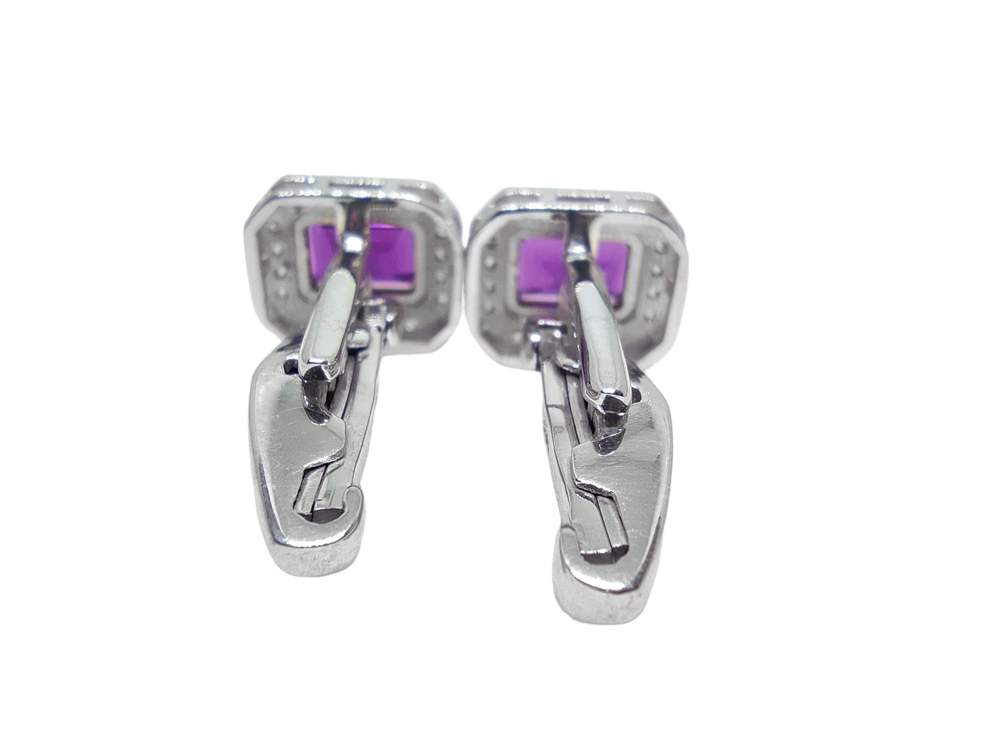 Mens Amethyst Cufflink Natural Amethyst Cufflinks For Men Purple Groomsmen Cufflinks Best Man Cufflinks 6x8 Octagon Amethyst Wedding Cufflinks