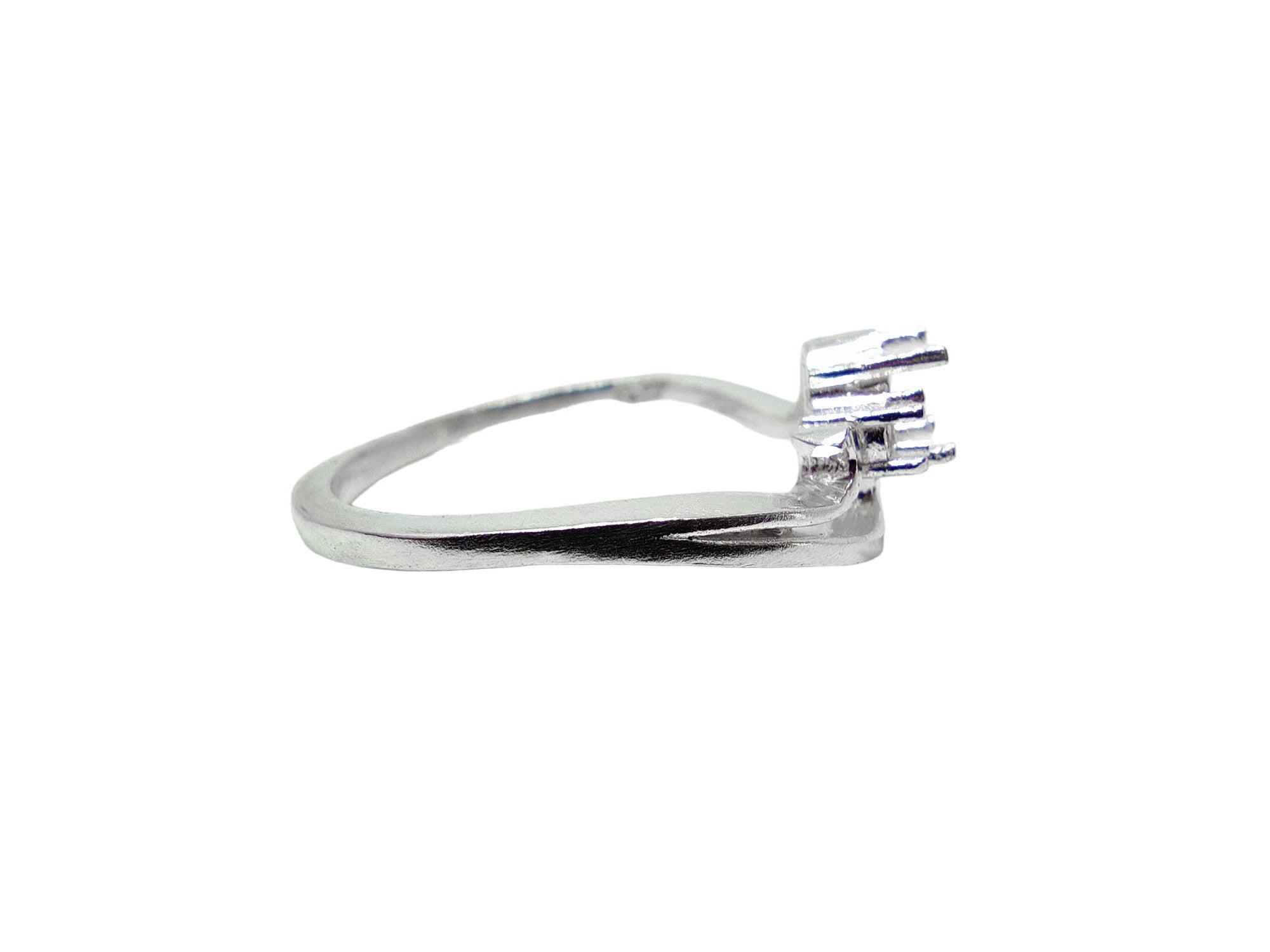925 Silver 4x6 mm Oval Semi Mount Ring Setting Dainty 4x6 mm Oval Semi Mount Ring Blanks Sterling Silver Ring Mountings Tiny Dainty Ring
