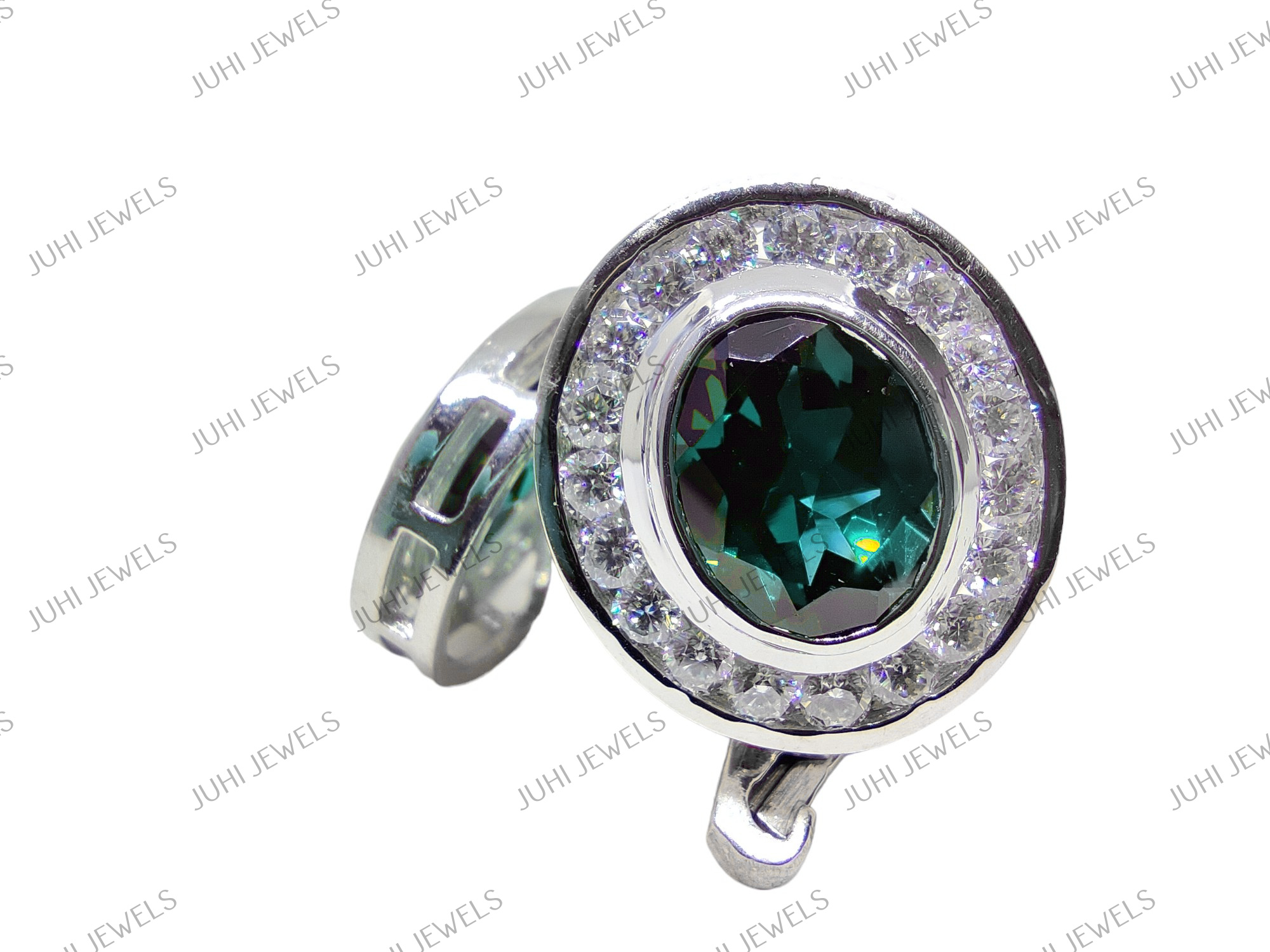 Big Mens London Topaz Moissanite Cufflink Natural Blue Topaz Cufflinks Men Big Cufflinks For Wedding 925 Silver London Blue Topaz Men Cufflink November Birthstone