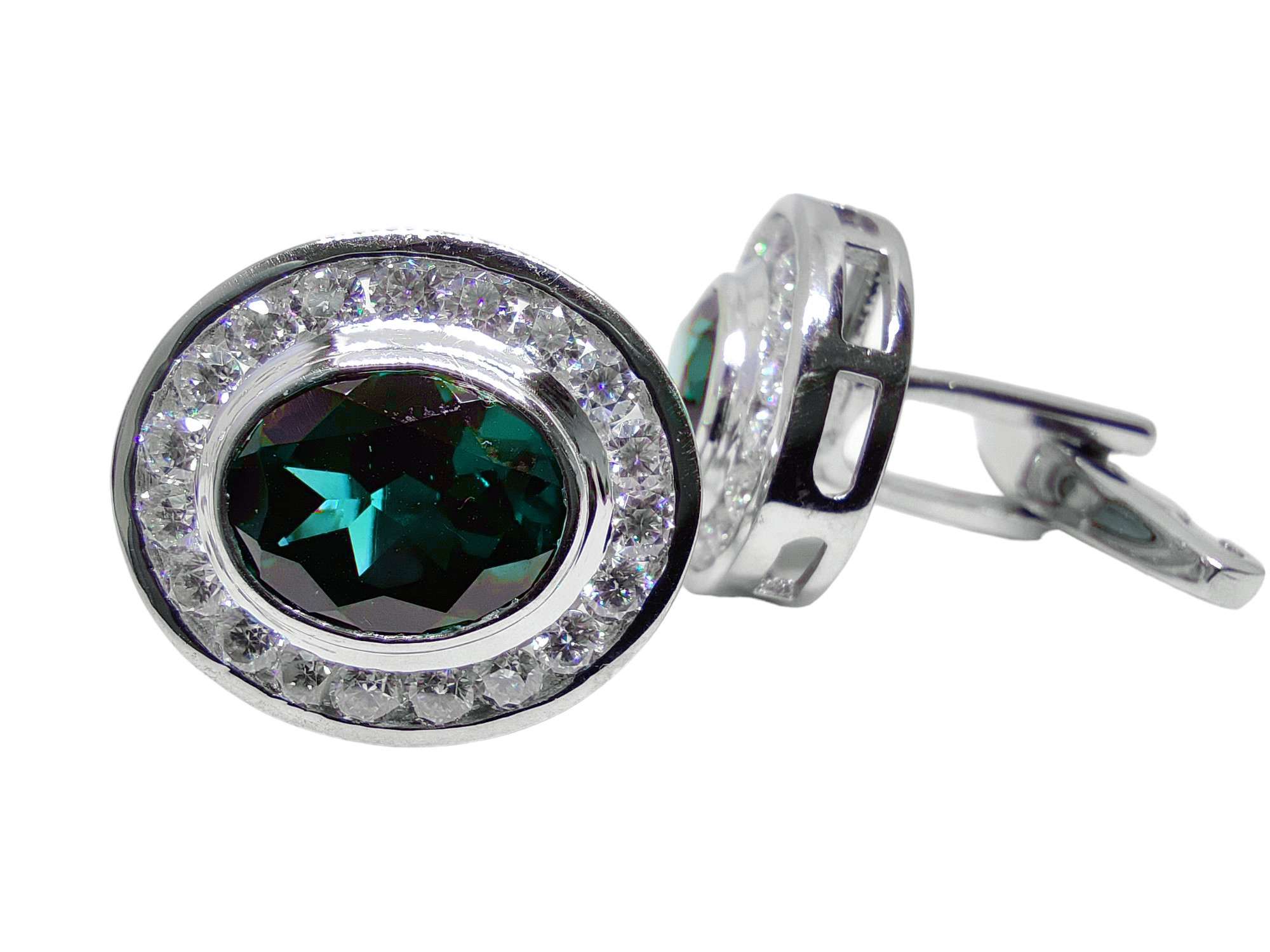 Big Mens London Topaz Moissanite Cufflink Natural Blue Topaz Cufflinks Men Big Cufflinks For Wedding 925 Silver London Blue Topaz Men Cufflink November Birthstone