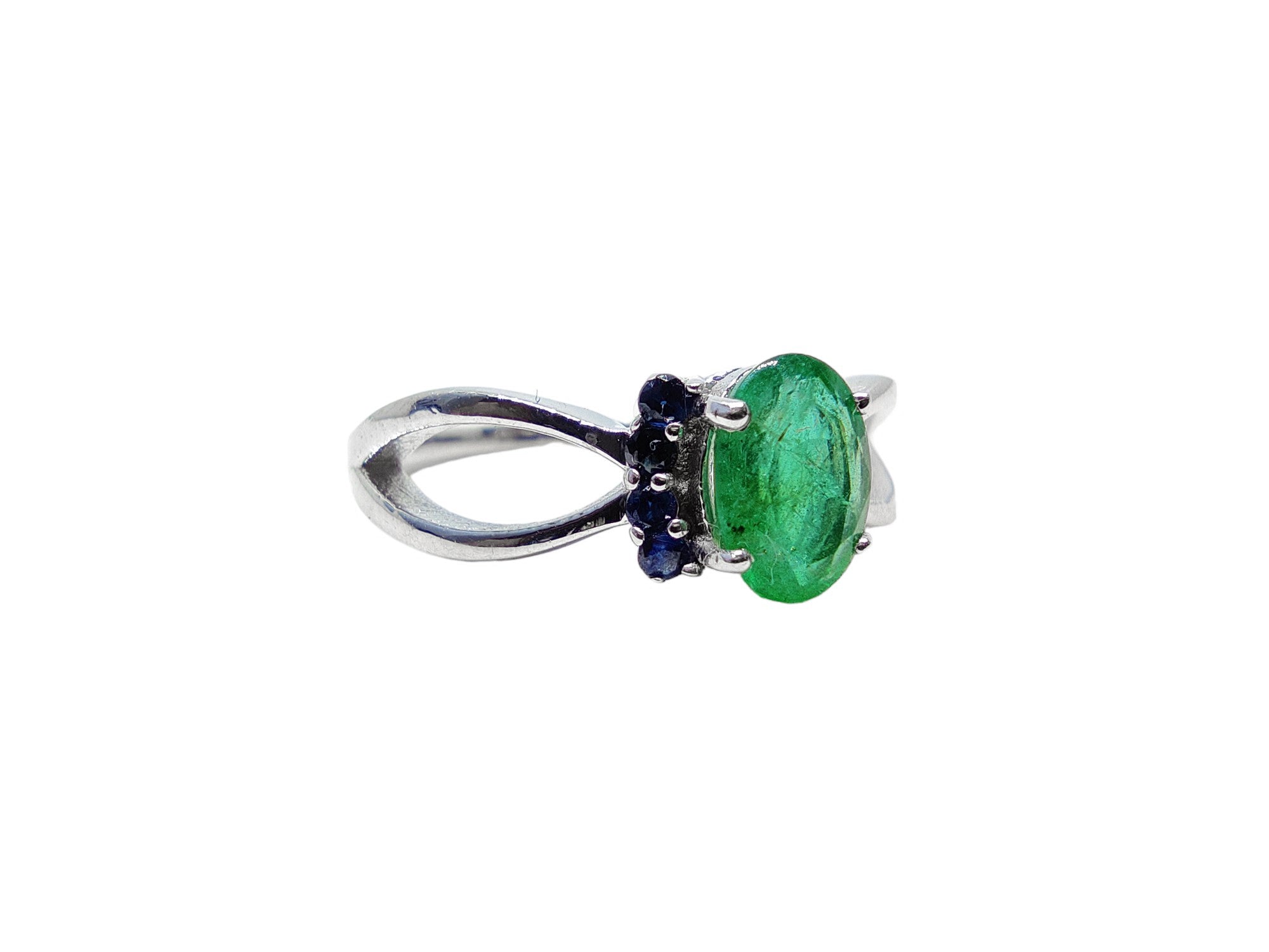 AAA Emerald Promise Ring Beautiful Genuine Emerald Band 0.90 Ct Emerald Birthstone Ring Zambian Emerald Ring For Her Mothers Day Ring