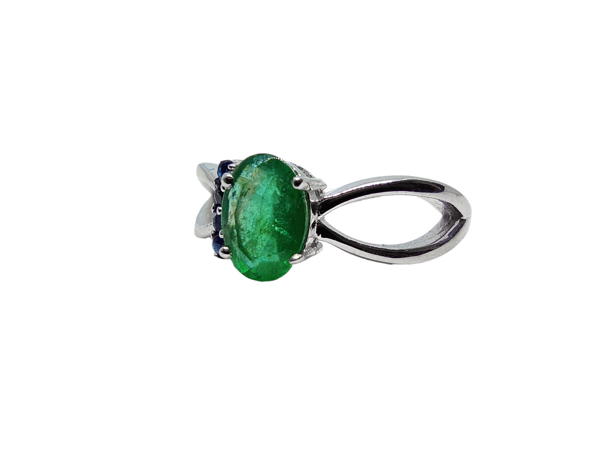 AAA Emerald Promise Ring Beautiful Genuine Emerald Band 0.90 Ct Emerald Birthstone Ring Zambian Emerald Ring For Her Mothers Day Ring