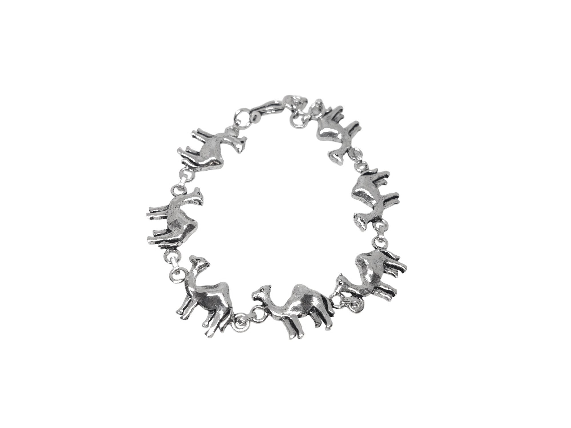 Sterling Silver Antique Bracelet 925 Silver Camel Bracelet Anniversary Gifts 925 Silver Charm Bracelet Women Turtle Bracelet Sun Bracelet