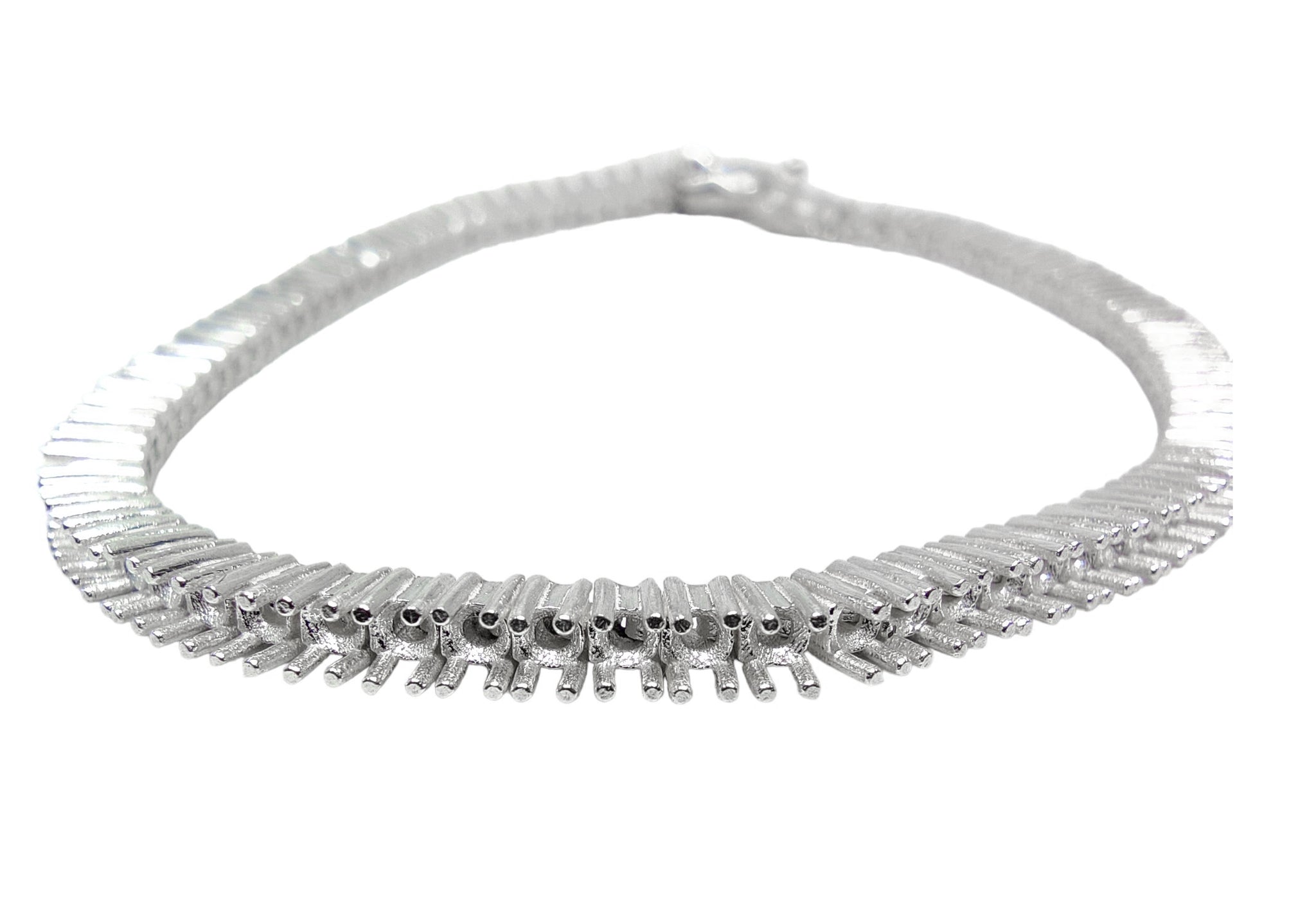 2.50 mm Round Bracelet Mounting Blanks 2.50 mm Round Tennis Bracelet Blanks Sterling Silver Semi Mount Bracelet Silver Bracelet Blank 925 Silver