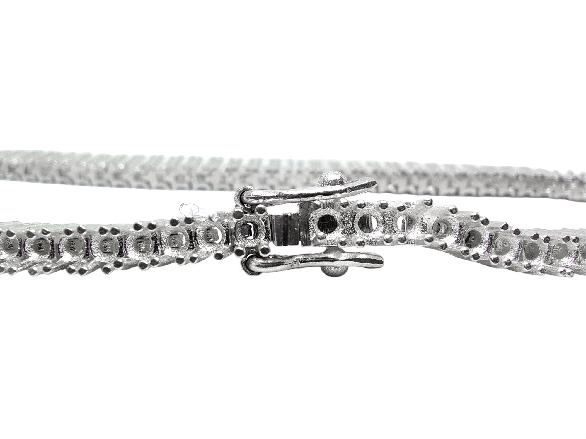 2.50 mm Round Bracelet Mounting Blanks 2.50 mm Round Tennis Bracelet Blanks Sterling Silver Semi Mount Bracelet Silver Bracelet Blank 925 Silver