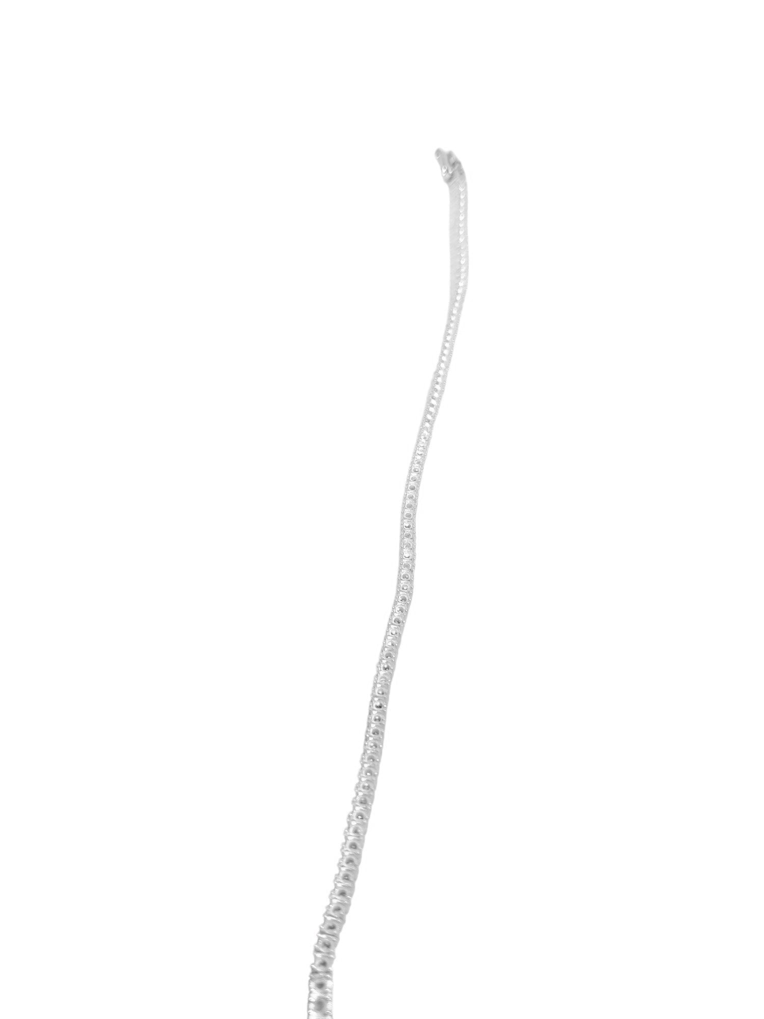 2.50 mm Round Bracelet Mounting Blanks 2.50 mm Round Tennis Bracelet Blanks Sterling Silver Semi Mount Bracelet Silver Bracelet Blank 925 Silver