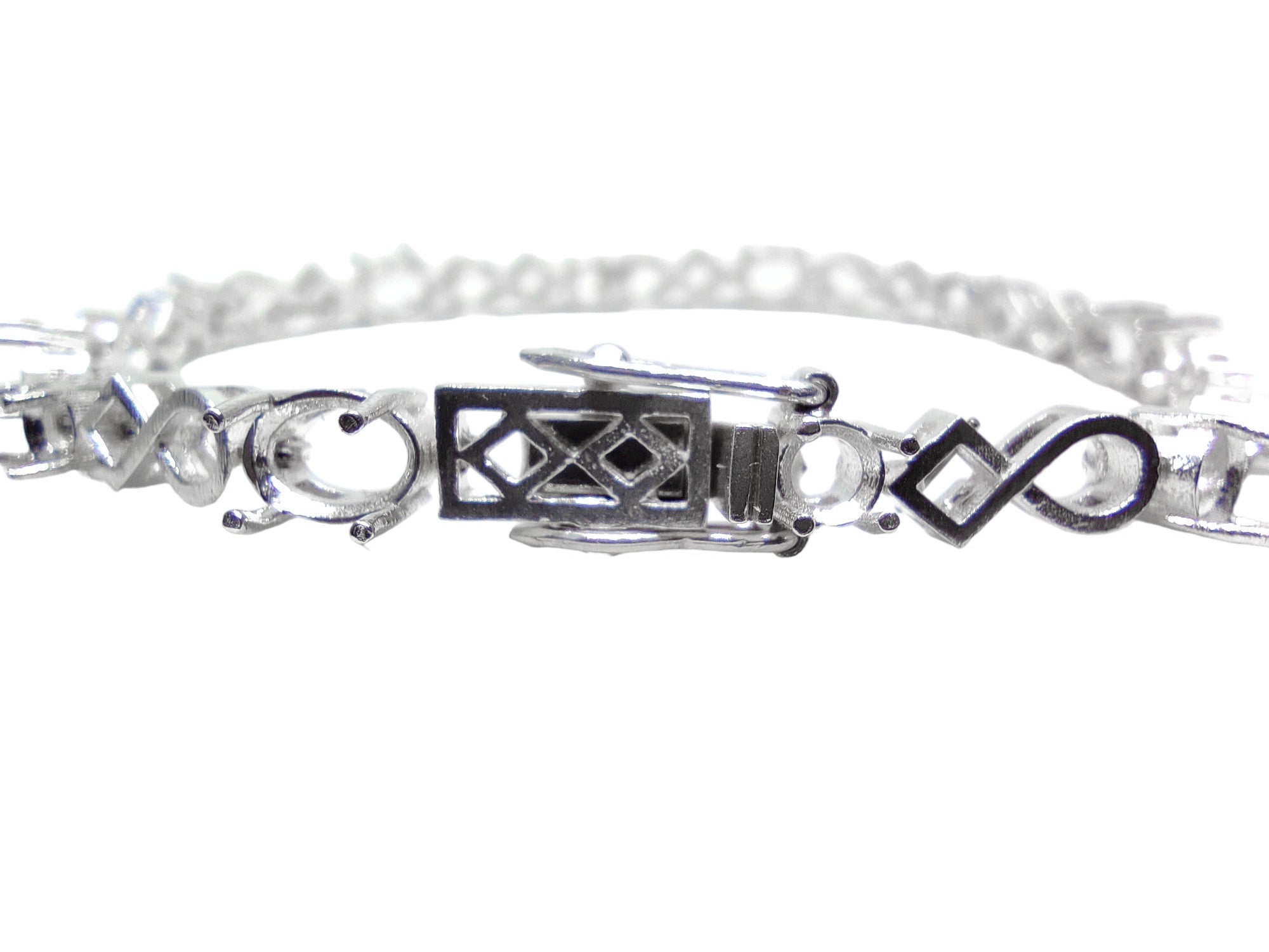 925 Silver Bridal 5x7 mm Oval Silver Semi Mount Bracelet Bridal Bracelet Blanks 5x7 mm Oval 4 mm Round Bracelet Settings Semi Mount Bracelet