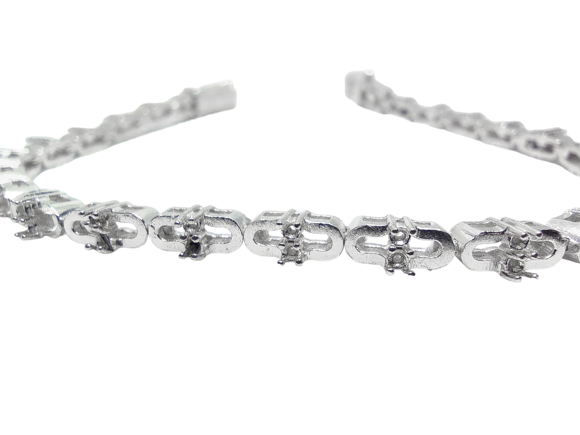 925 Silver Dainty Bracelet 1.50 mm Round Bracelet Blanks 1.50 mm Round Semi Mount Bracelet Mounting Light Weight Bracelet Blanks