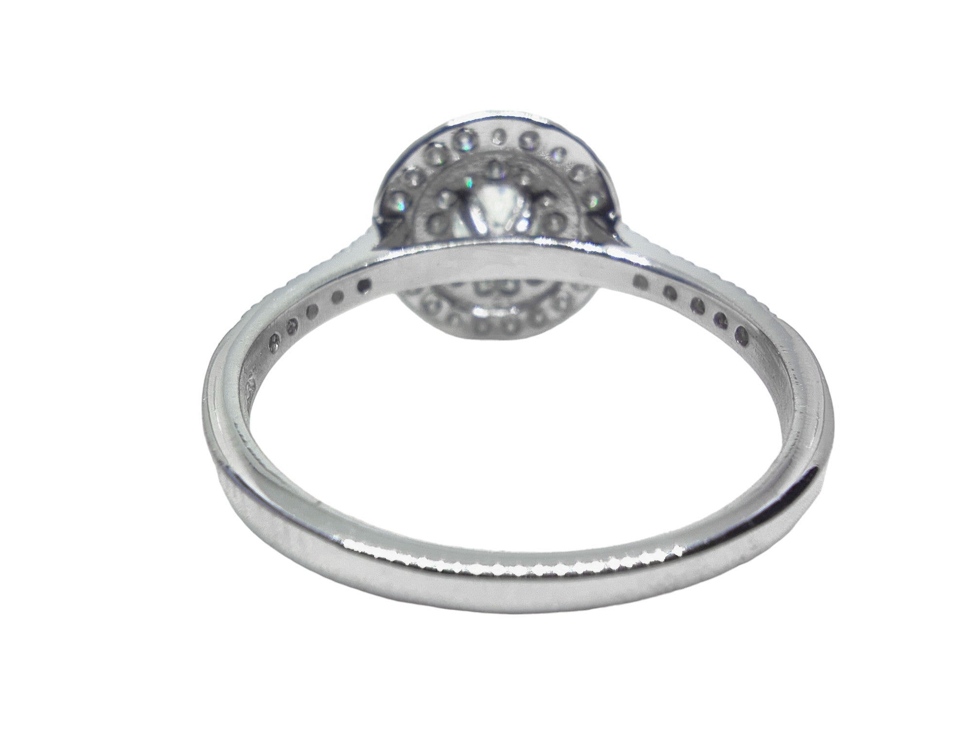 0.50 Ct Moissanite Anniversary Ring Natural Moissanite Iced Out Anniversary Ring Moissanite Bridal Ring
