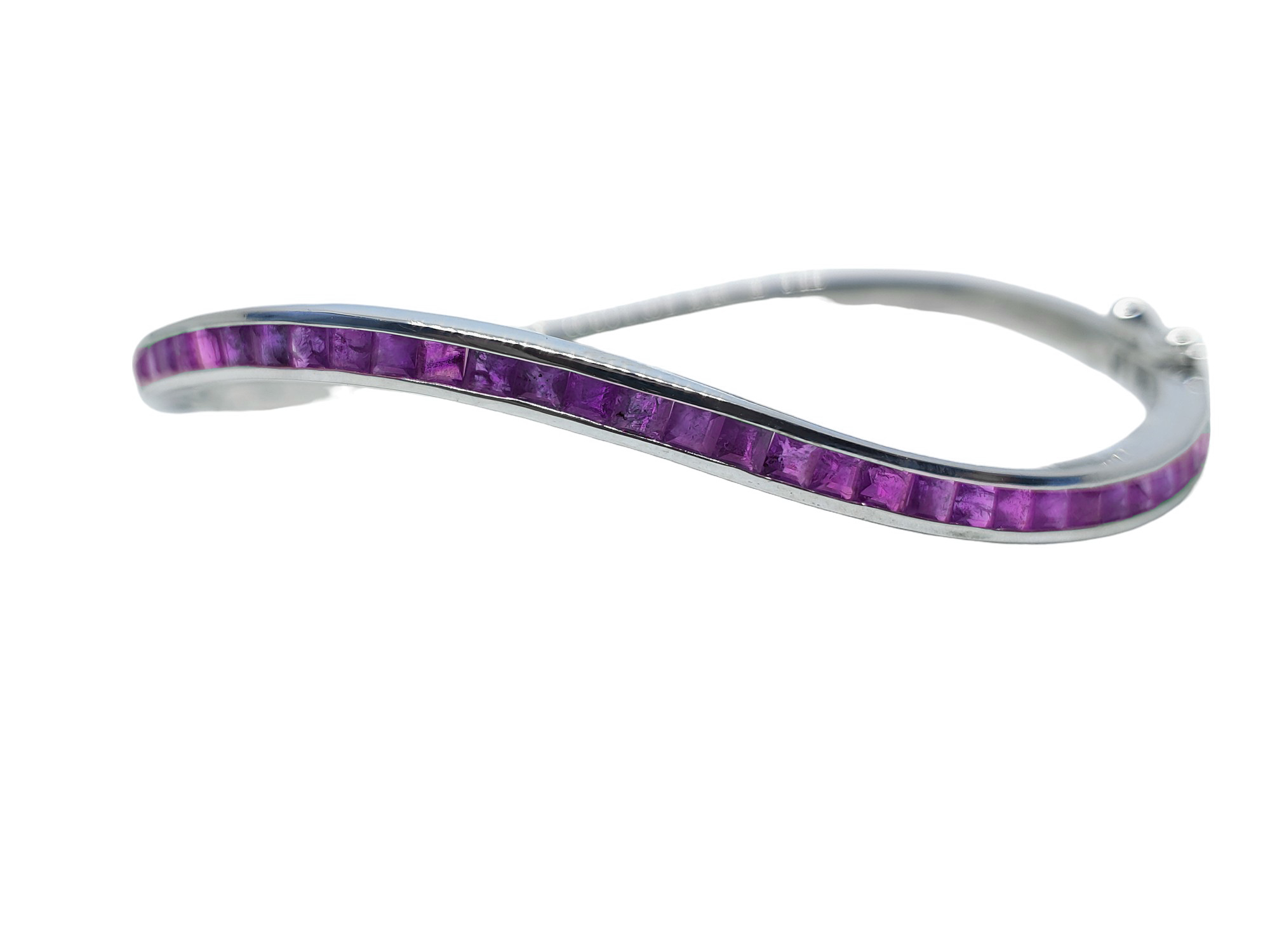 Silver Mens Amethyst Bangle Bracelet Natural Amethyst Bangle Men High Quality Amethyst Bangle Bracelet For Men 925 Silver Amethyst Bracelet Men