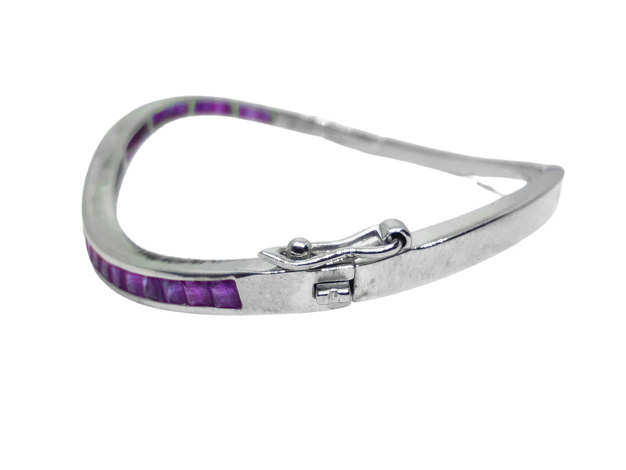 Silver Mens Amethyst Bangle Bracelet Natural Amethyst Bangle Men High Quality Amethyst Bangle Bracelet For Men 925 Silver Amethyst Bracelet Men