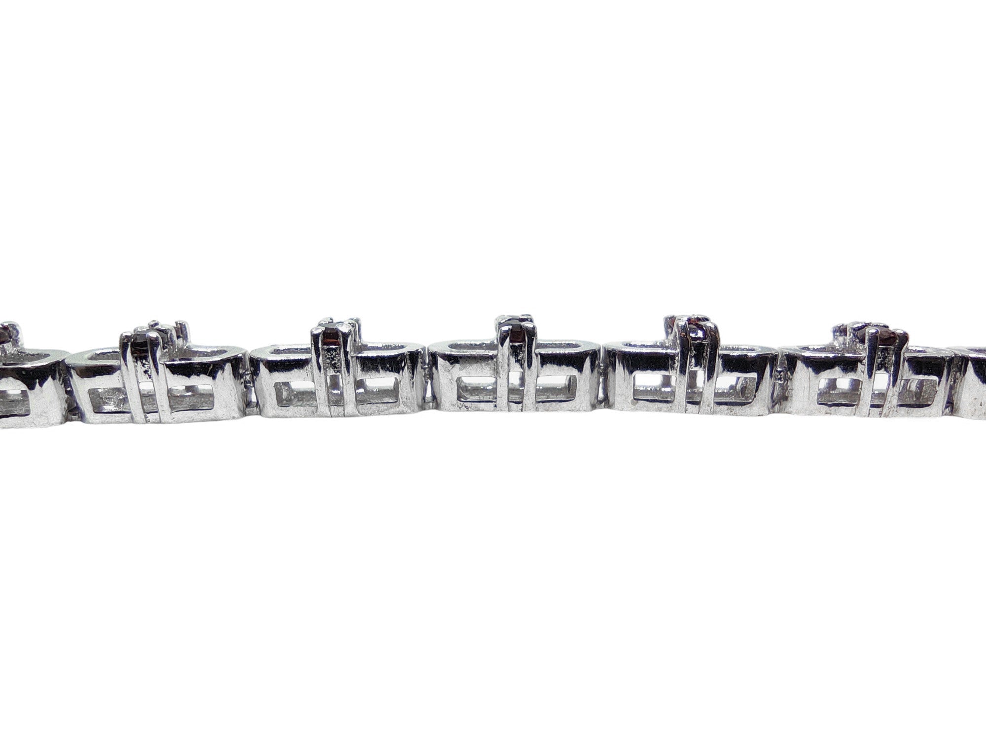 925 Silver Garnet Bracelet Dainty Garnet Bracelet 1.50 mm Round Garnet Bracelet January Birthstone Bracelet Tiny Silver Bracelet For Her