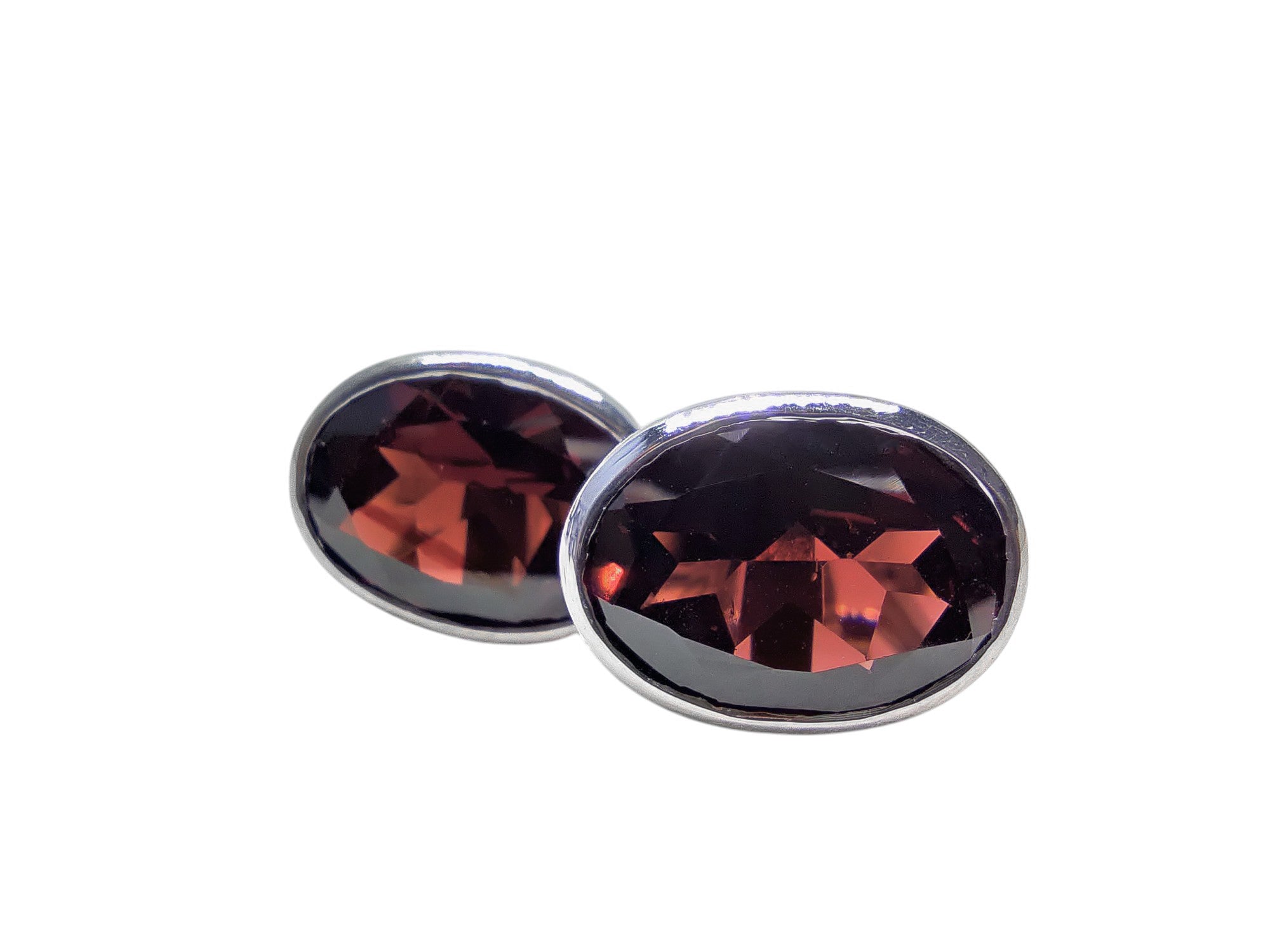 Big Garnet Cufflinks 925 Silver Garnet Cufflinks 10x14 mm Oval Garnet Wedding Cufflinks Groomsmen Cufflinks January Cufflinks For Men
