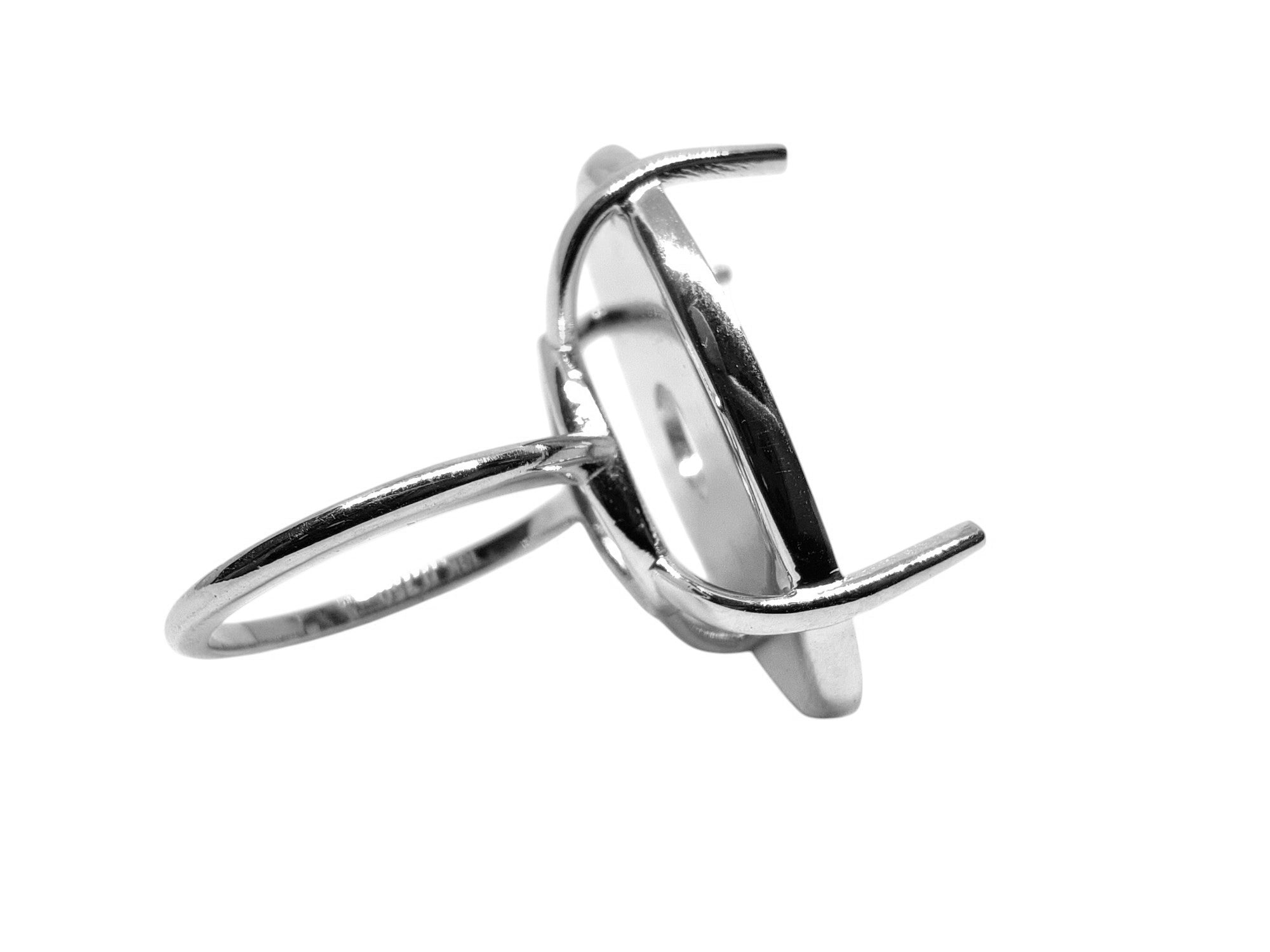 925 Sterling Silver Ring Blanks Cabochan Oval Ring Blanks Semi Mount Ring Blanks Oval Ring Setting Blanks Ring Setting Cabochcan Ring Blanks