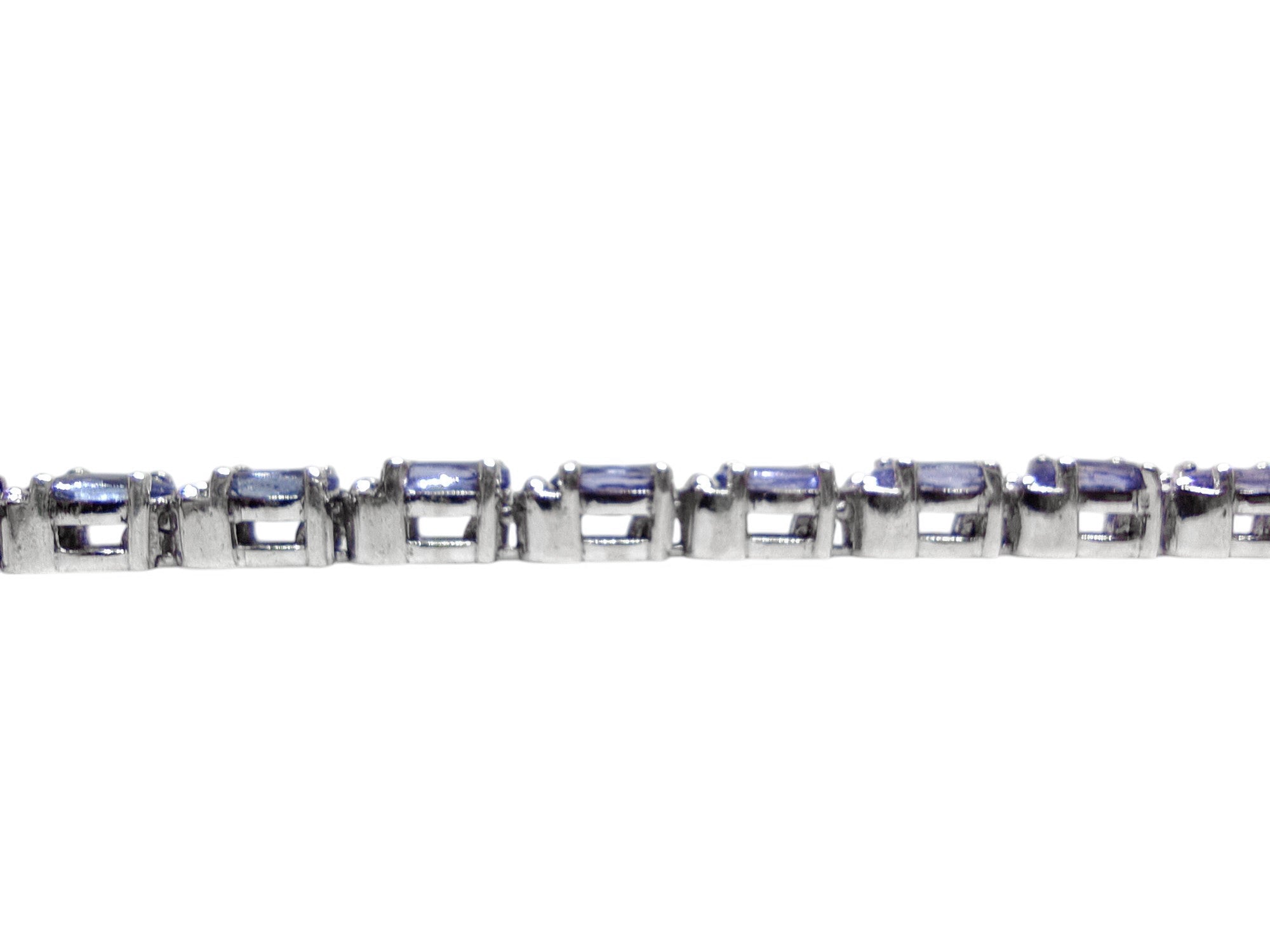Dainty Natural Tanzanite Bracelet 925 Sterling Silver Tanzanite Bracelet For Her December Birthstone Bracelet Genuine Tanzanite Bracelet