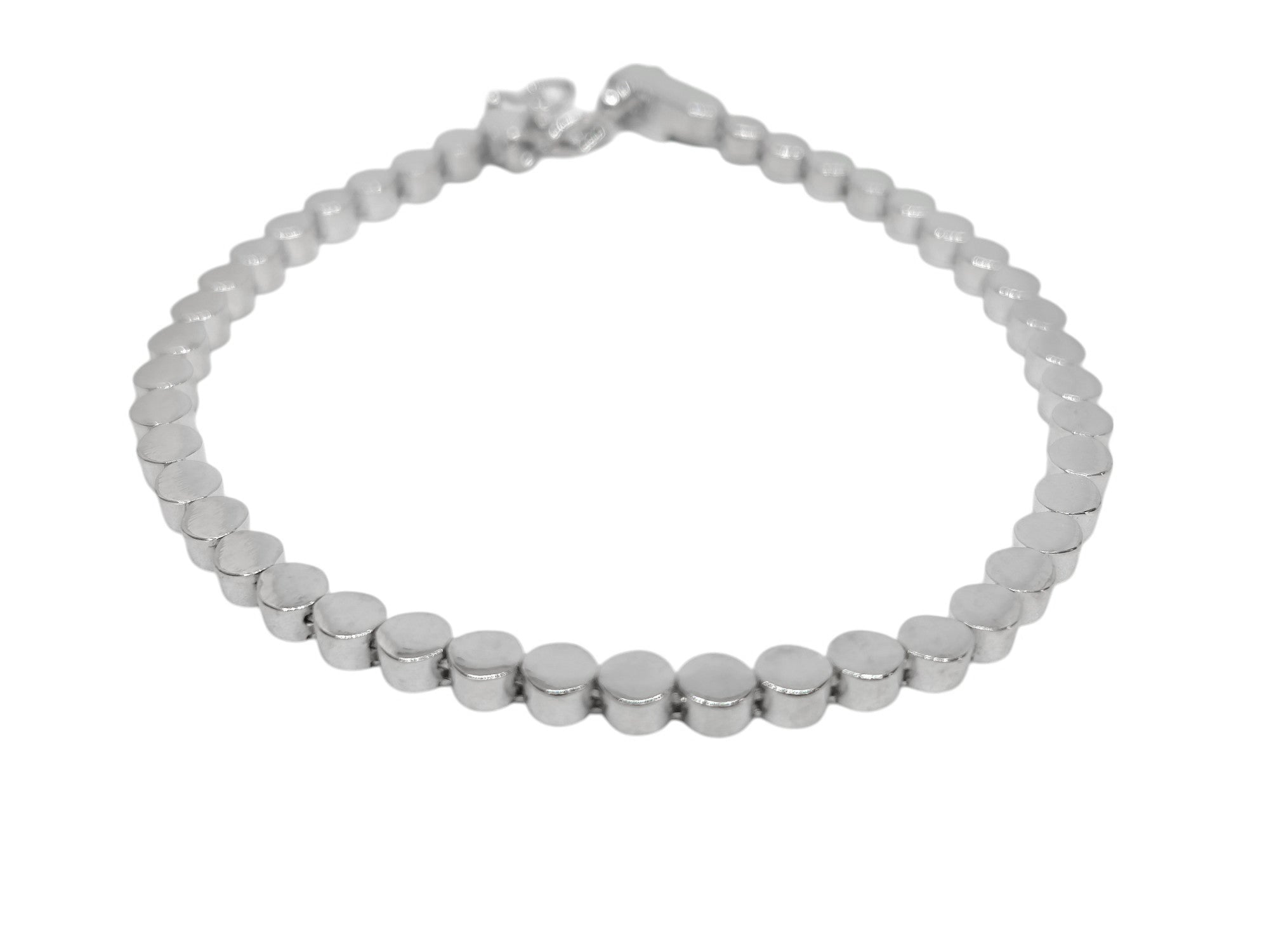 925 Sterling Silver Bead Bracelet Solid Silver Bead Bracelet Unisex Bead Bracelet Frienship Day Bracelet