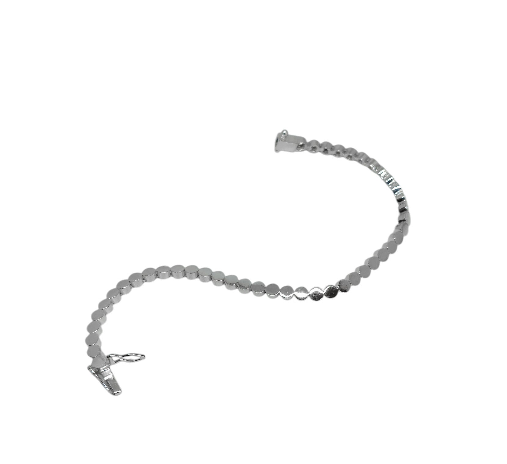 925 Sterling Silver Bead Bracelet Solid Silver Bead Bracelet Unisex Bead Bracelet Frienship Day Bracelet