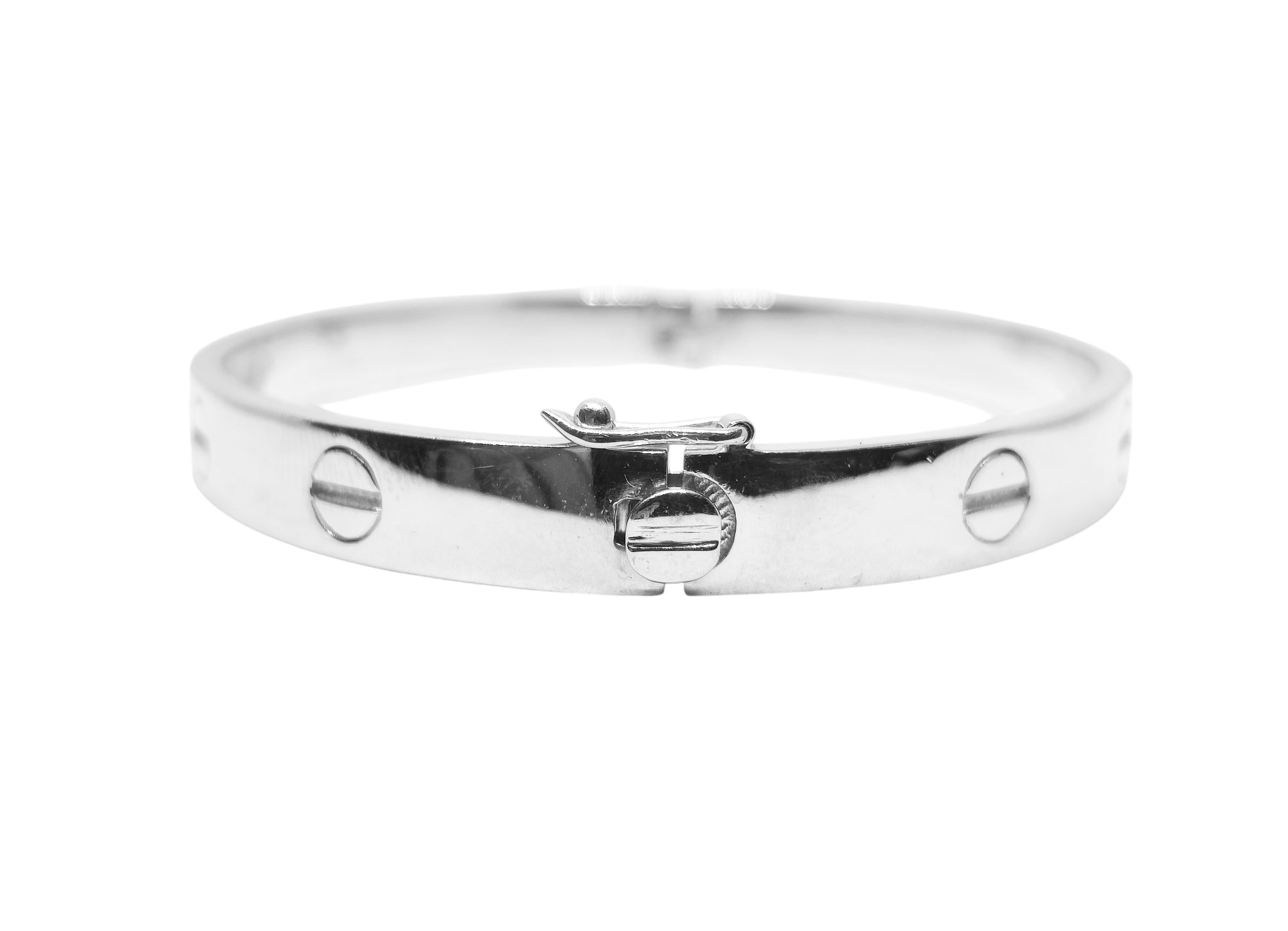 925 Silver Love Bangle Bracelet Silver Screw Bangle Sterling Silver Love Bangle Bracelet Silver Bangle Bracelet