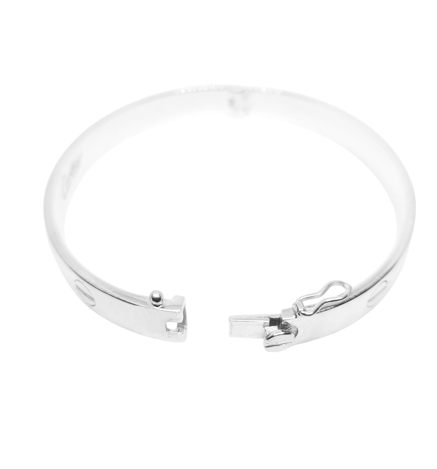 925 Silver Love Bangle Bracelet Silver Screw Bangle Sterling Silver Love Bangle Bracelet Silver Bangle Bracelet