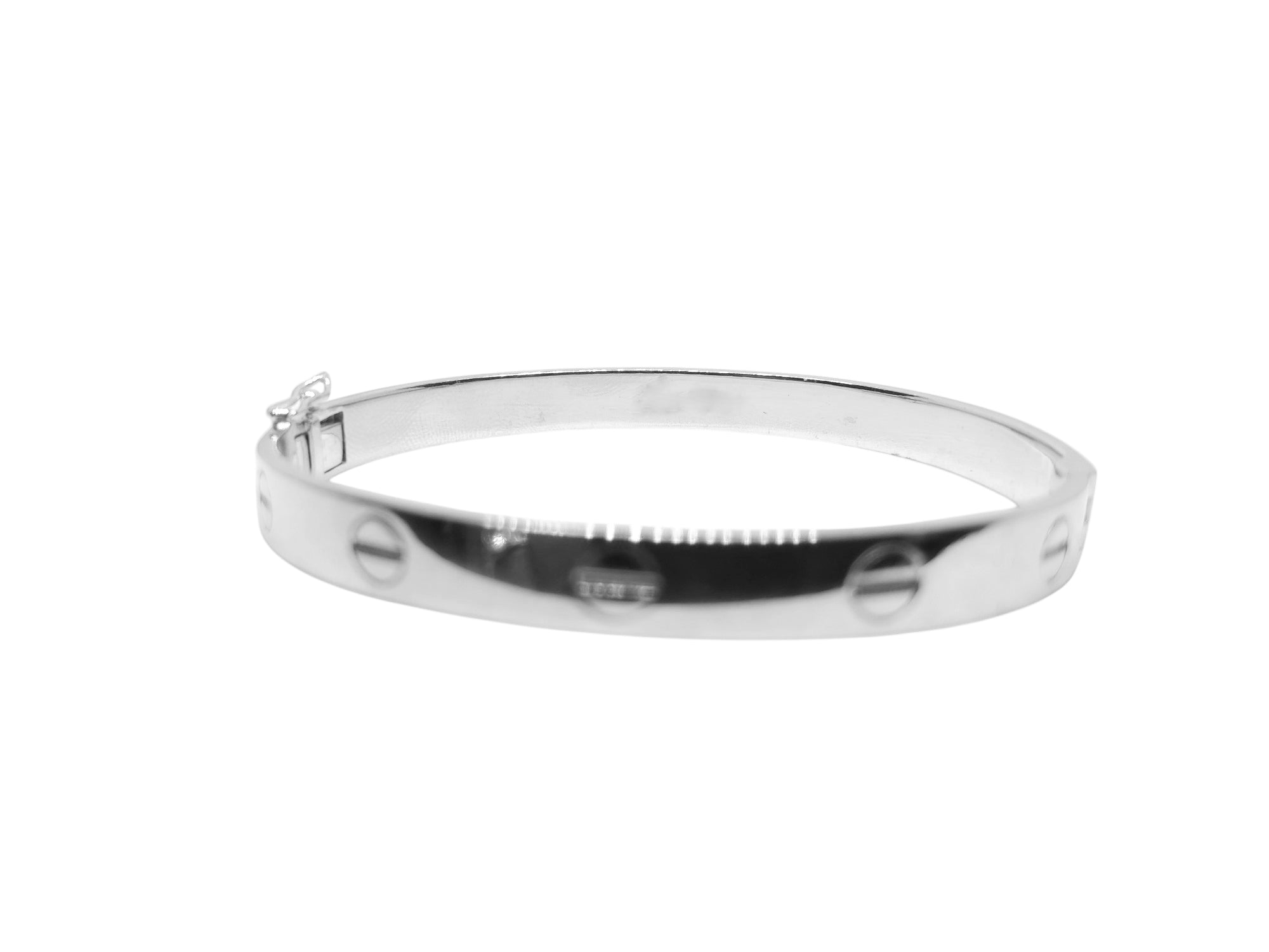 925 Silver Love Bangle Bracelet Silver Screw Bangle Sterling Silver Love Bangle Bracelet Silver Bangle Bracelet