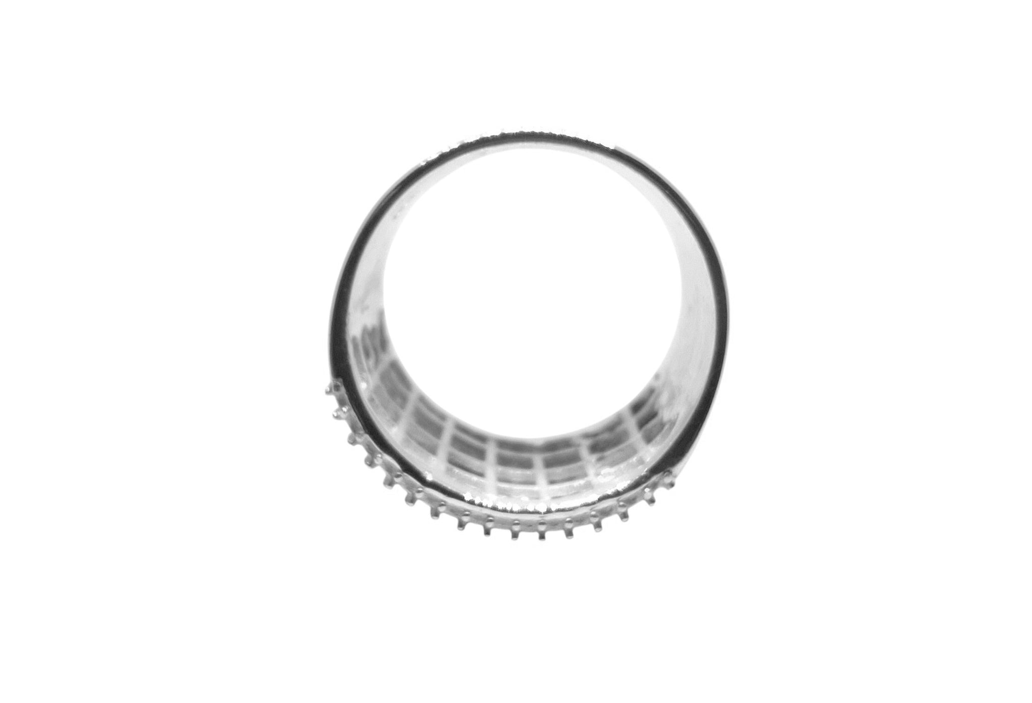 925 Silver Mens Ring Setting 2 mm Round Mens Ring Blank Silver Mens Semi Mount Ring Round Iced Out Mens Ring Semi Mount Blanks Heavy Ring