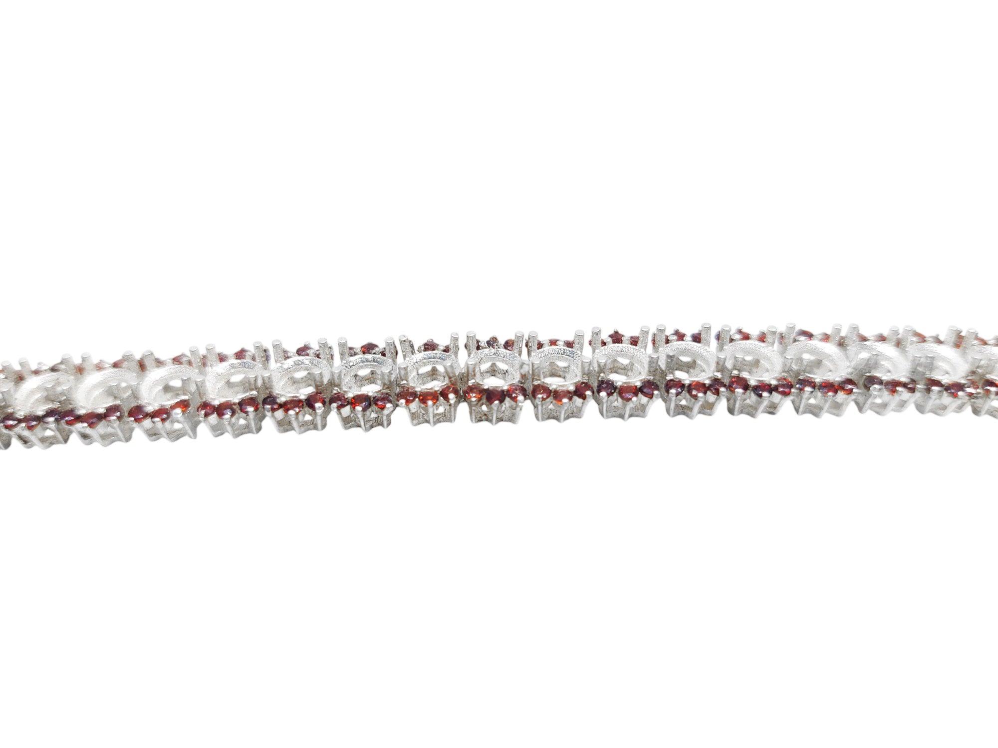 925 Silver 5 mm Round Bracelet Blanks Cluster Bracelet Blanks 5 mm Round Semi Mount Bracelet Setting Round Bracelet Setting Bracelet Mounts