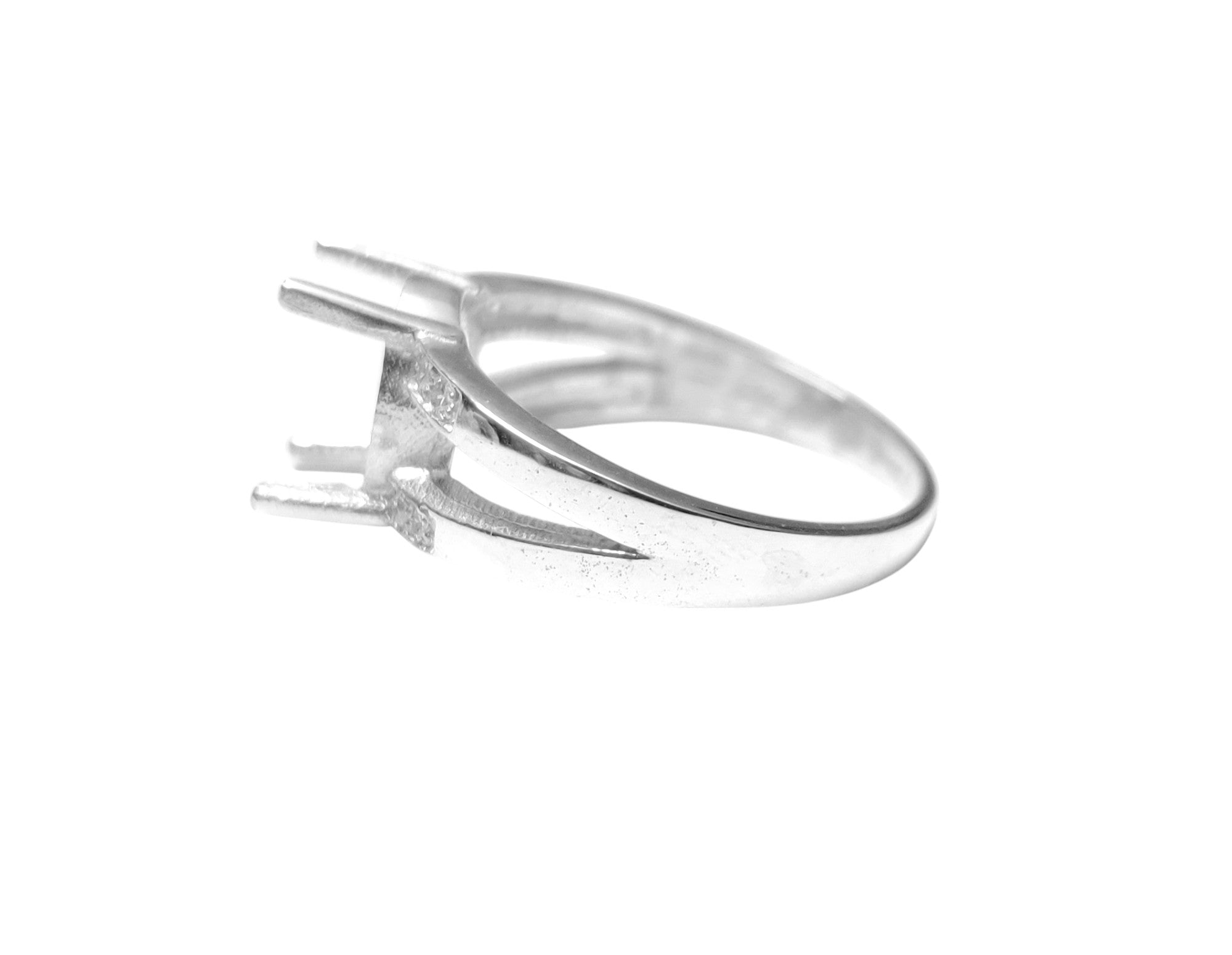 8x10 mm Oval Engagement Ring Setting 8x10 mm Oval Semi Mount Ring Setting 925 Silver Oval Semi Mount Ring Findings Silver Oval Ring Blanks