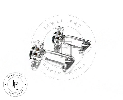 Garnet Cufflinks Sterling Silver Garnet Cufflinks Butterfly Garnet Cufflinks Red Stone Cufflink Gemstone Cufflink Unique Cufflink