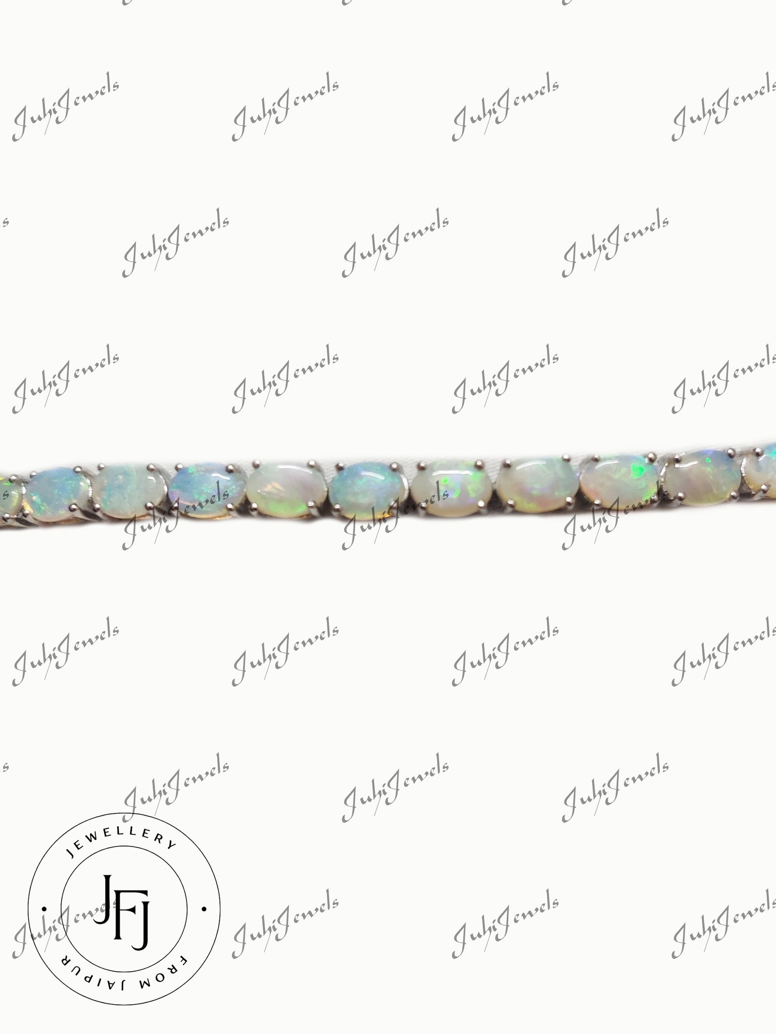 Silver Opal Bracelet High Quality Ethiopian Opal Bracelet 15Ct Ethiopian Opal 925 Sterling Silver Bracelet For Men Gemstone Bracelet