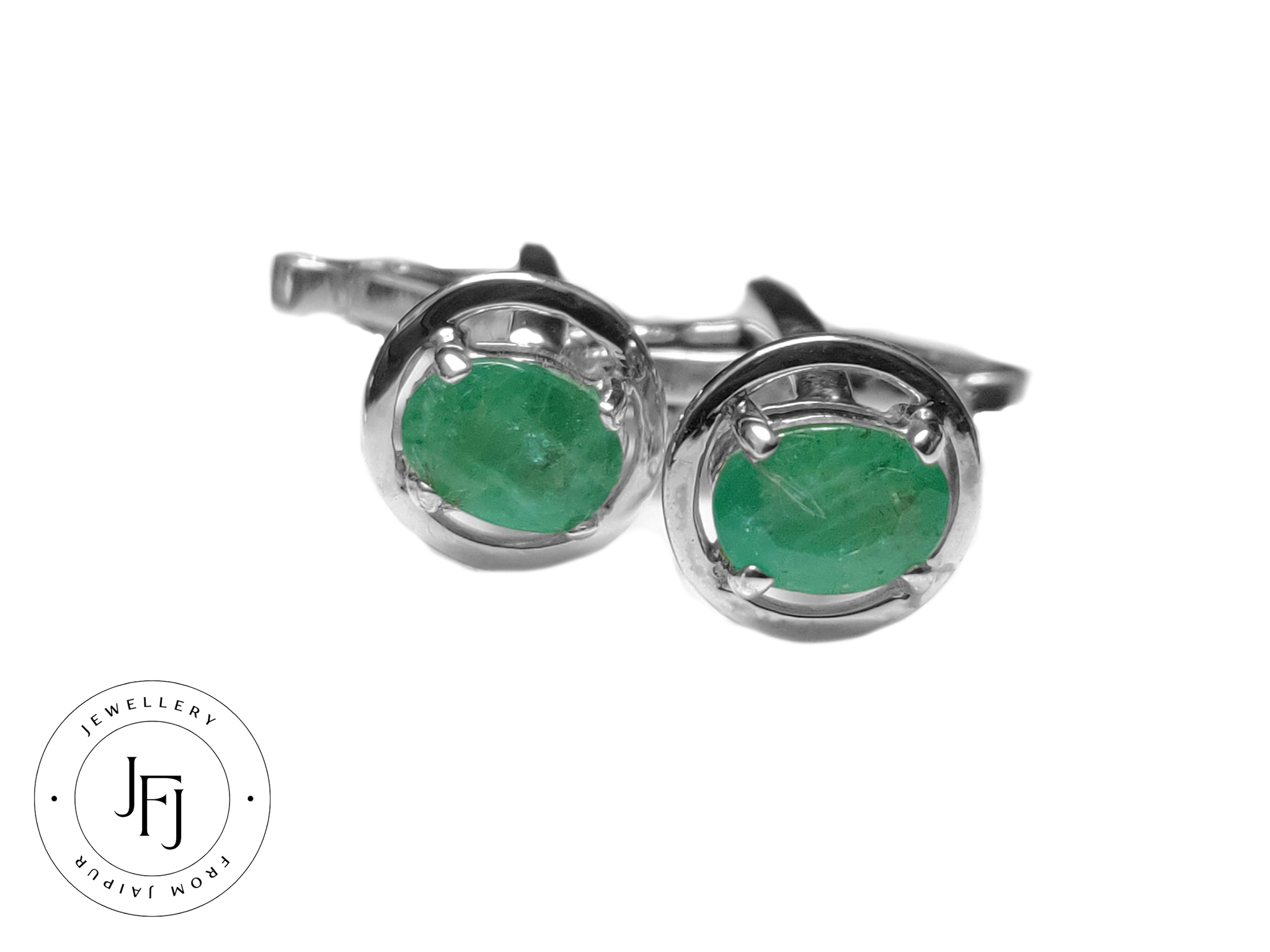 Emerald Cufflinks Sterling Silver Emerald Cufflinks Mens Cufflinsk Gemstone Cufflinks Natural Emerald Cufflinks Groomsmen Cufflinks